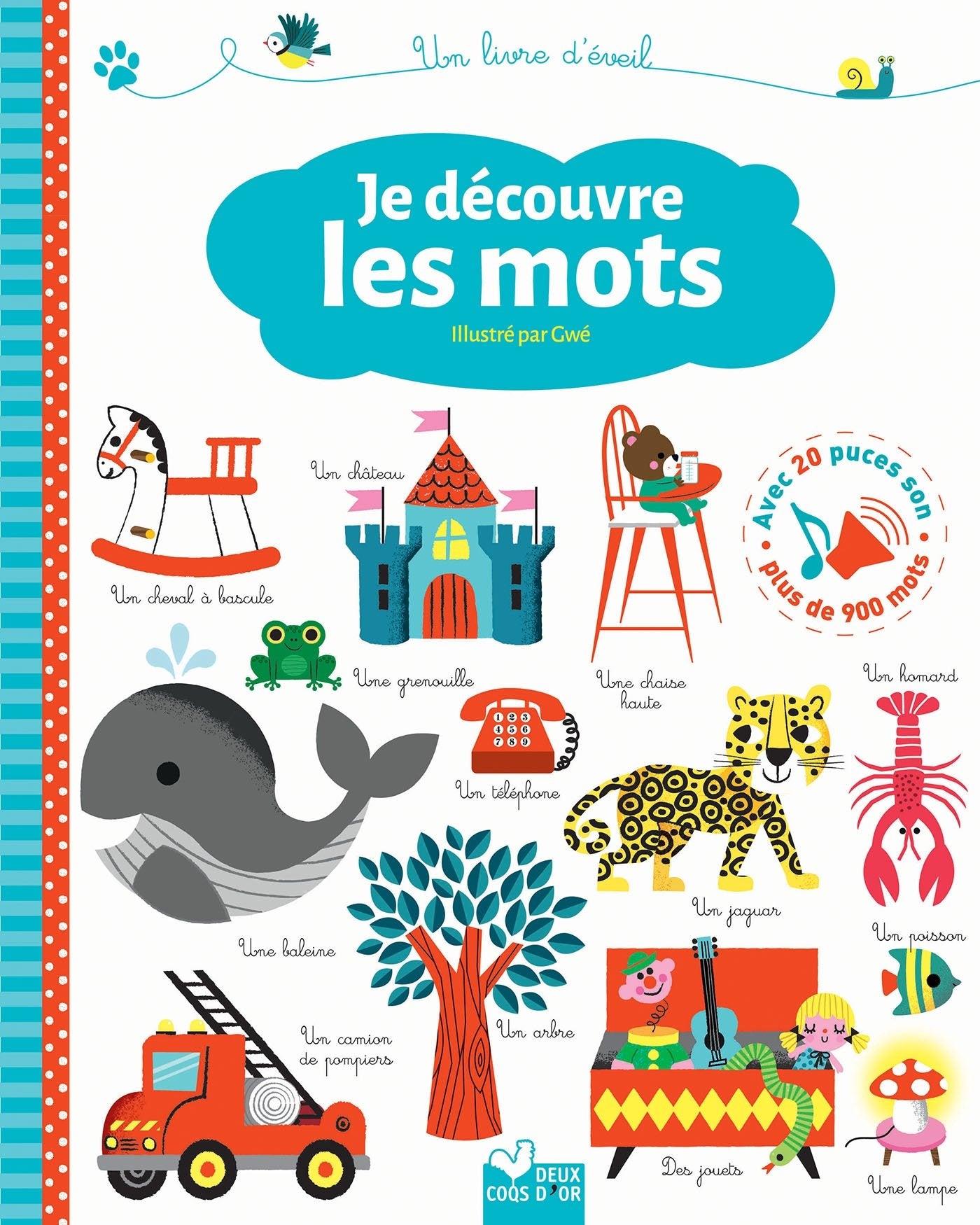 Je découvre les mots - livre sonore: avce 20 puces sonores Children's books