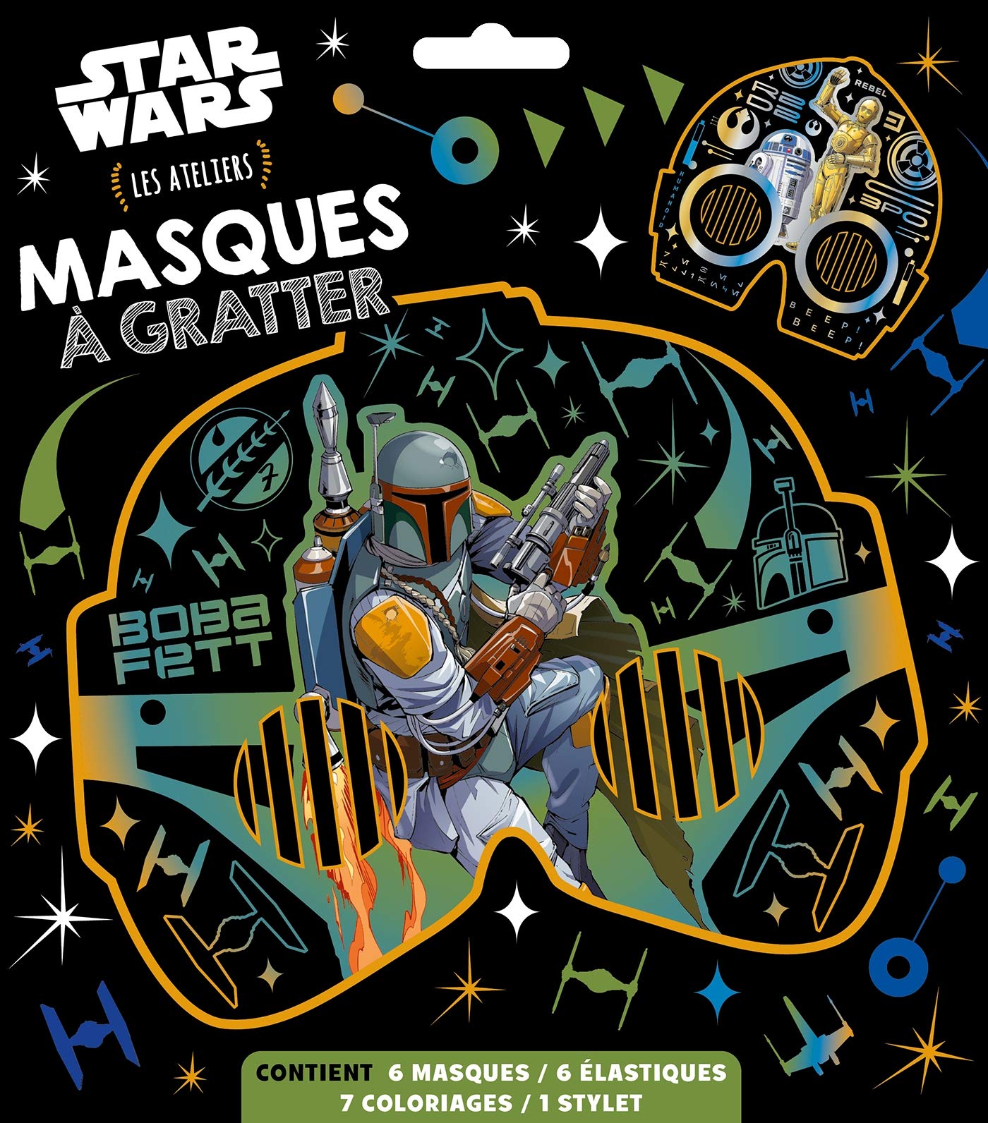 STAR WARS - Les Ateliers Disney - Masques à gratter Non-fiction