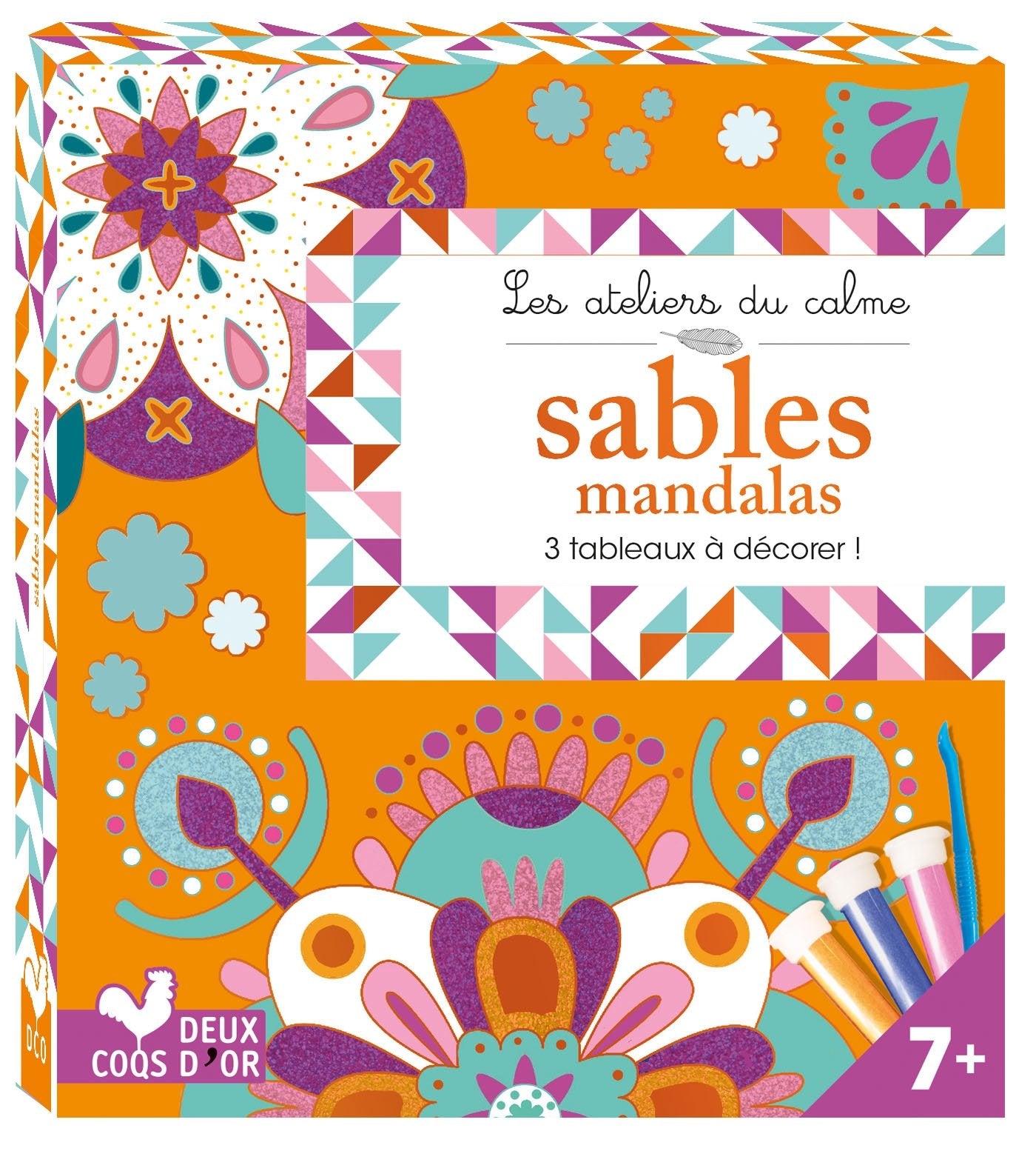 Sables mandalas - mini boite avec accessoires: mandalas book