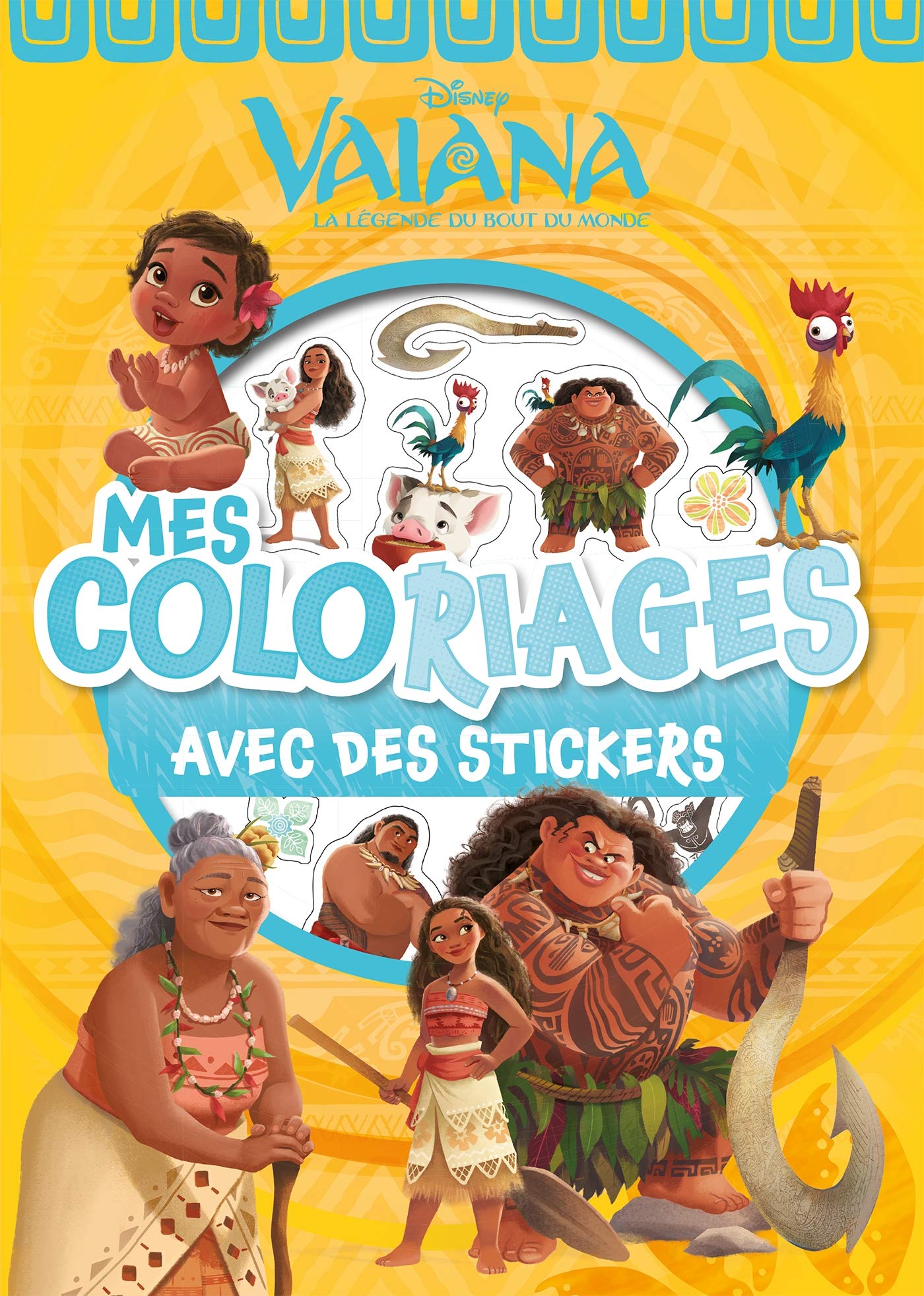 VAIANA - Mes coloriages avec stickers Tiptoi & Games