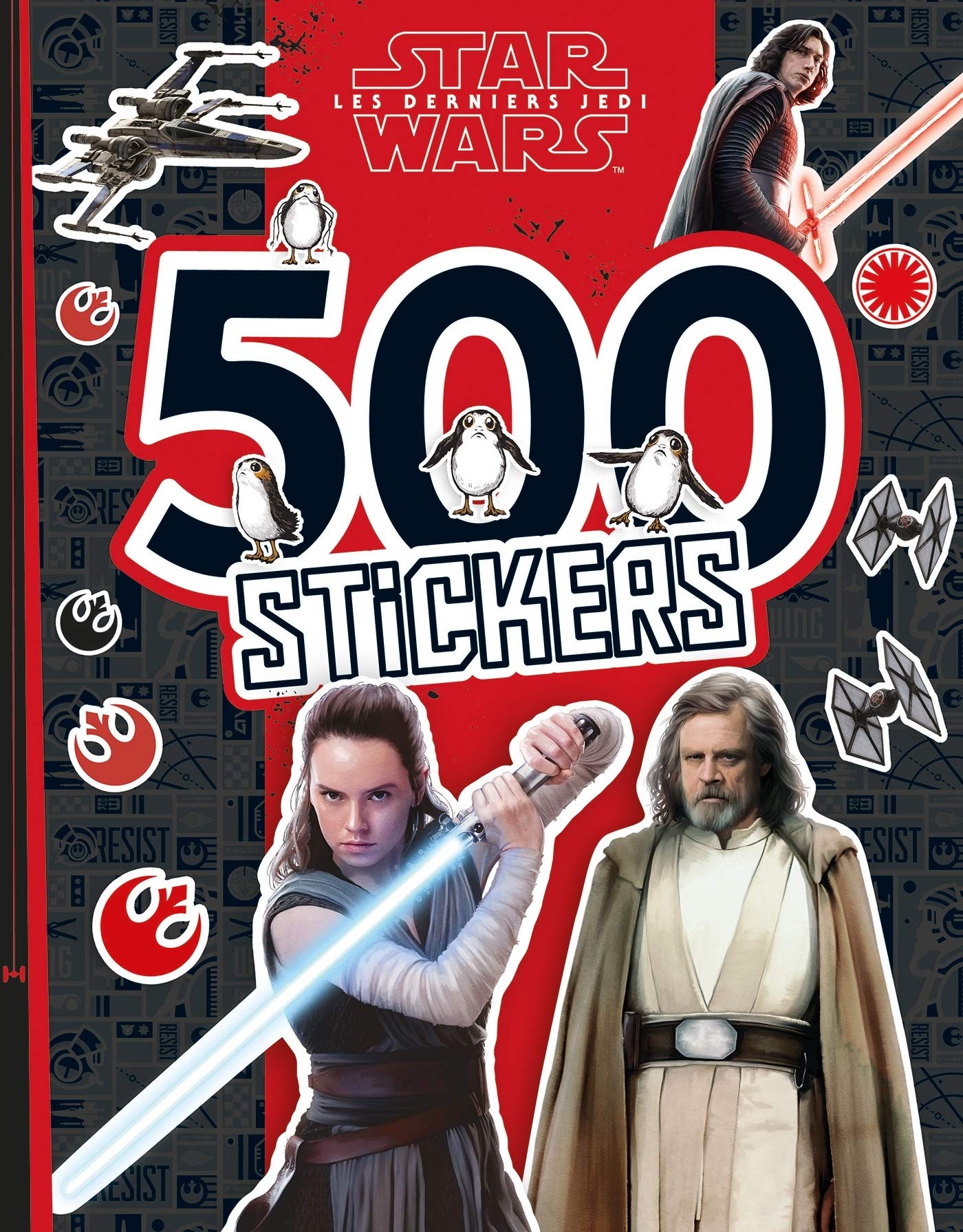 500 stickers Star Wars Les derniers Jedi book
