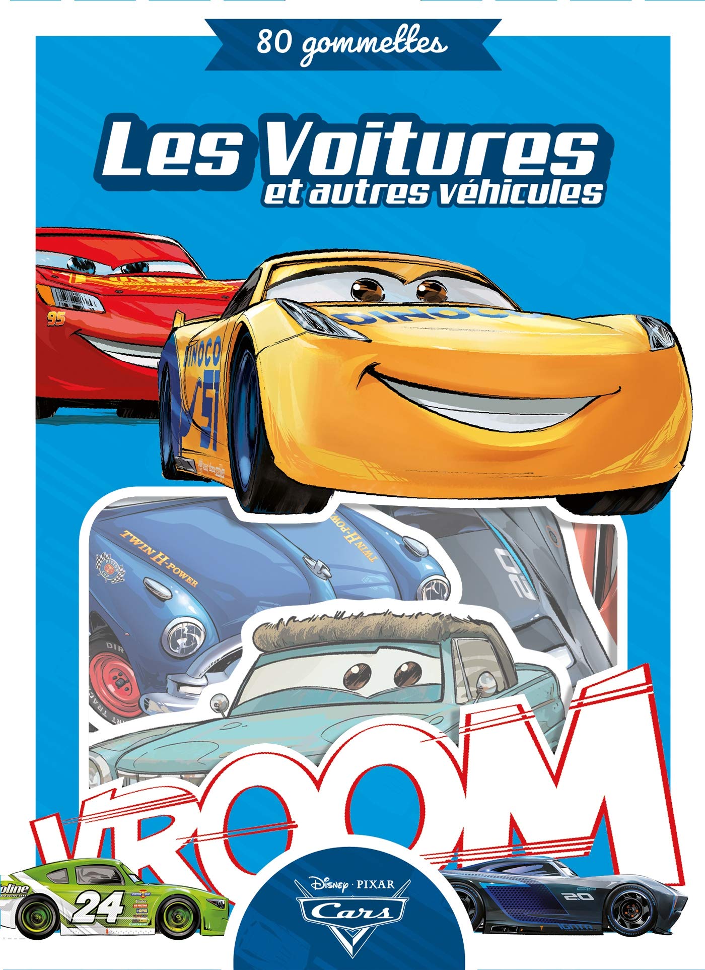 CARS - 80 Gommettes - Les voitures et autres véhicules - Disney Pixar: Les véhicules book
