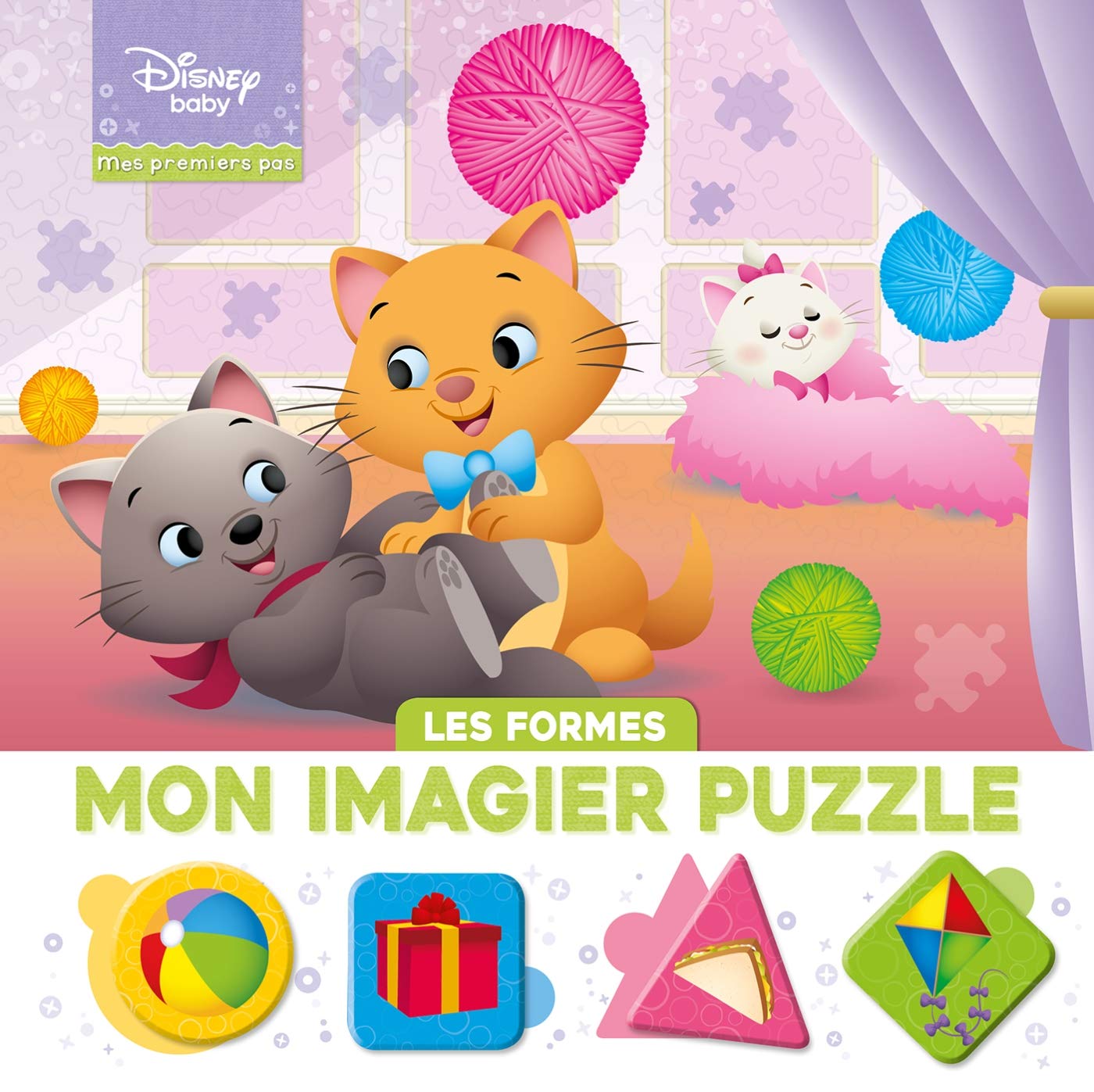 DISNEY BABY - Mes Premiers Pas - Mon Imagier Puzzle - Les formes: 20 Pièces Children's books