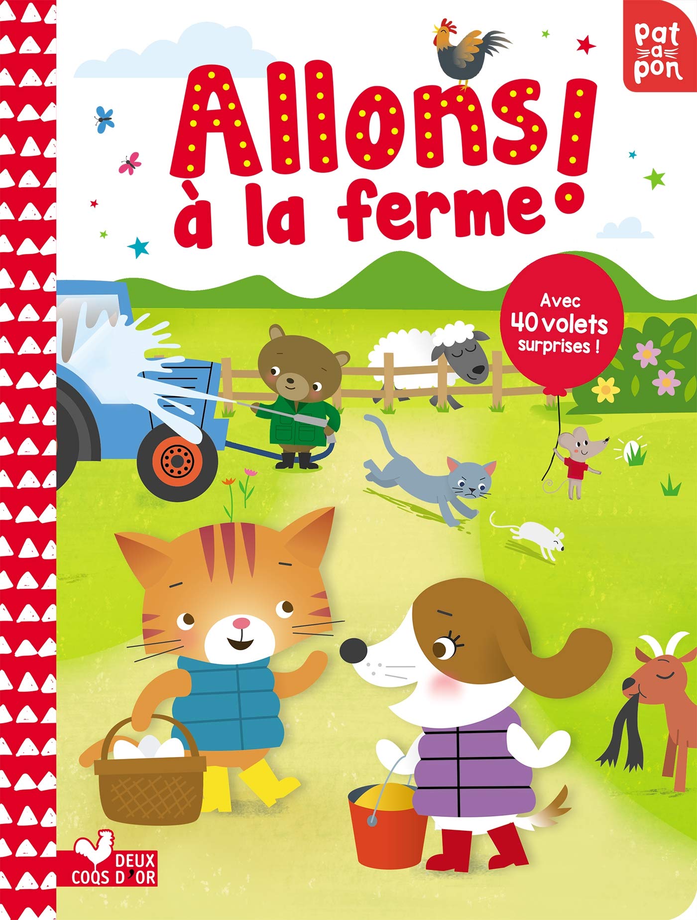 Allons à la ferme ! - livre à volets book