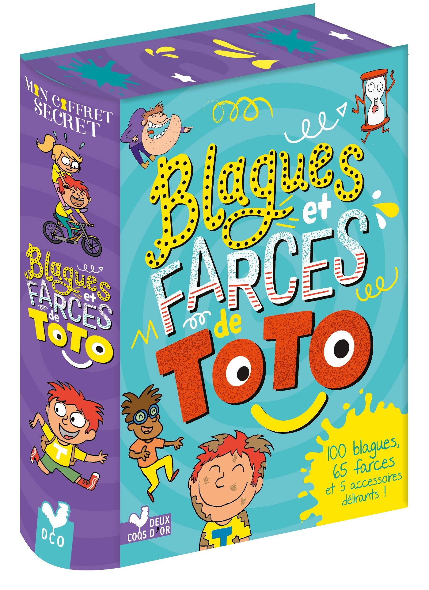 Blagues et farces de Toto - coffret avec accessoires: 100 blagues, 65 farces et 5 accessoires délirants ! Tiptoi & Games