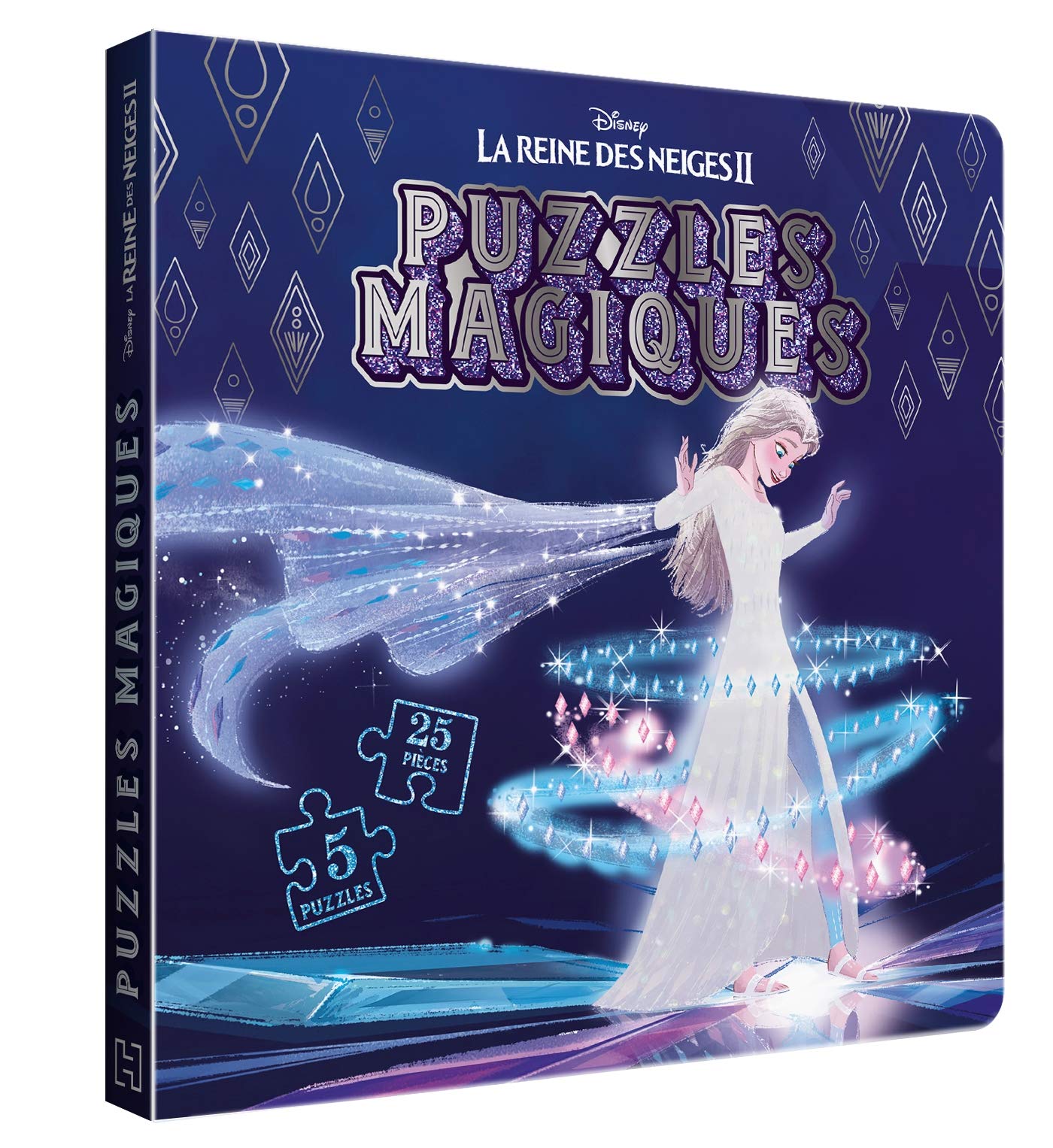 LA REINE DES NEIGES 2 - Puzzles Magiques - 5 puzzles 25 pièces - Disney Tiptoi & Games