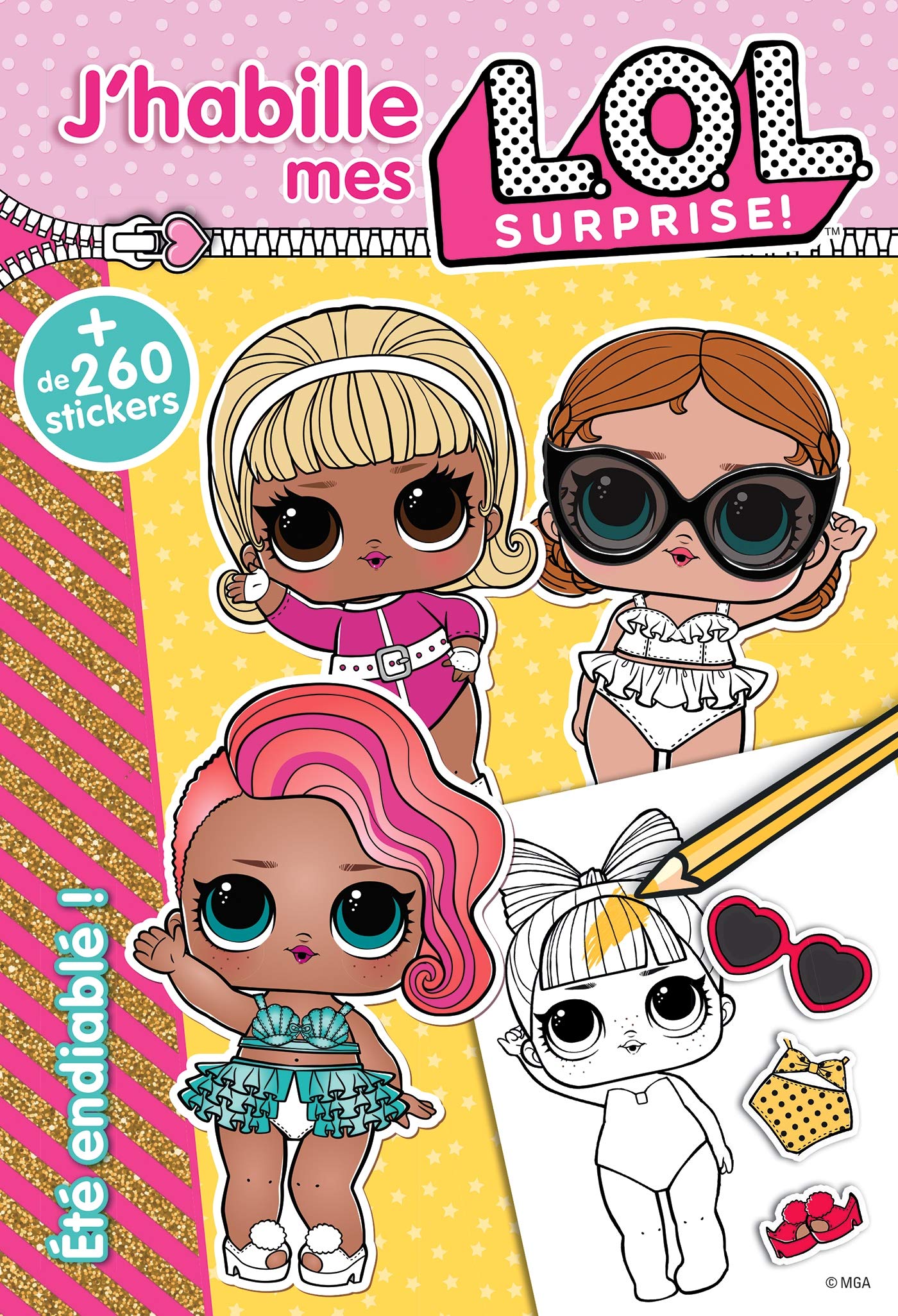 L.O.L. Surprise! - J'habille - Été endiablé book