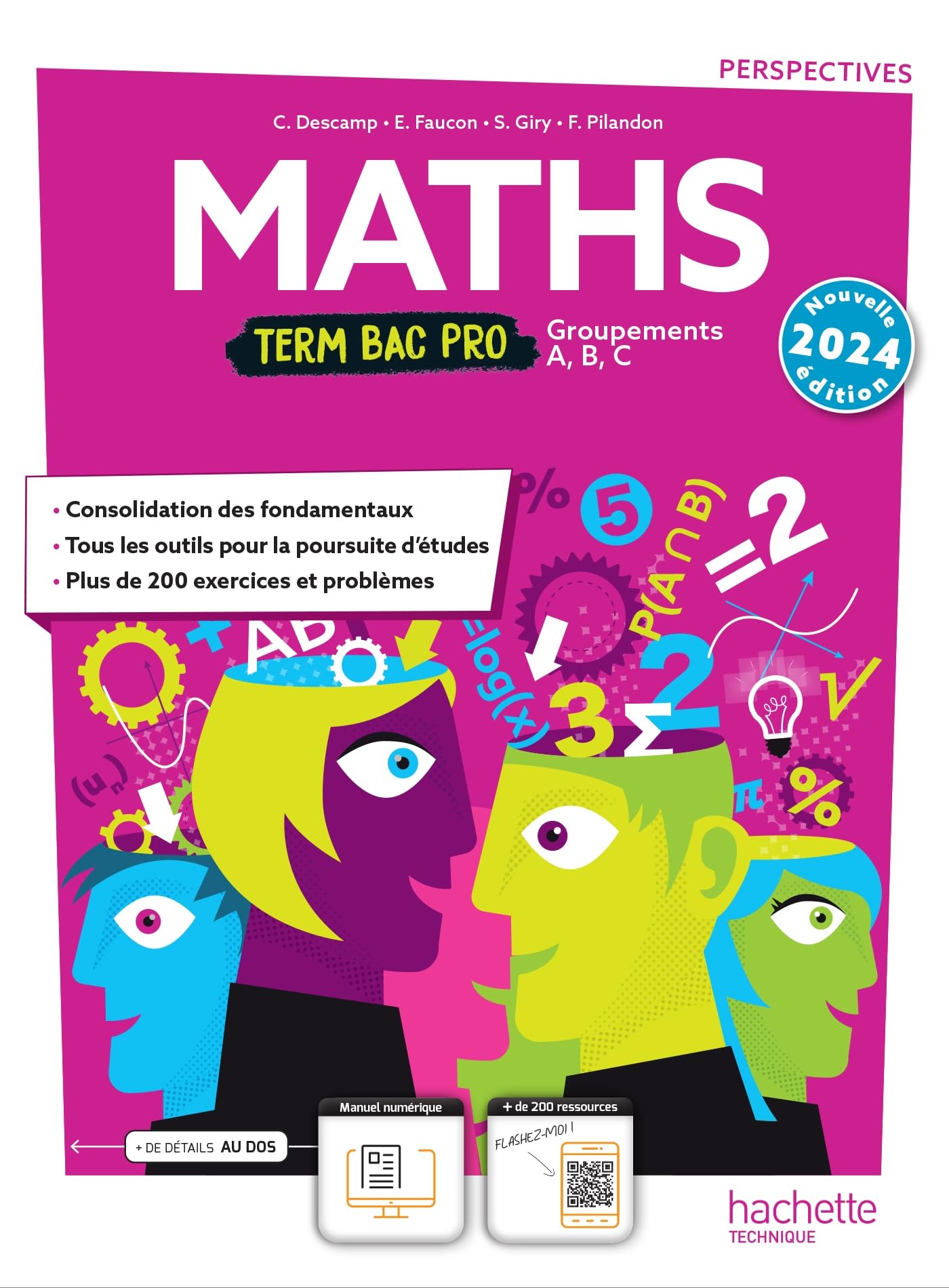 Perspectives Mathématiques terminale Bac Pro - livre élève - Éd. 2024 book