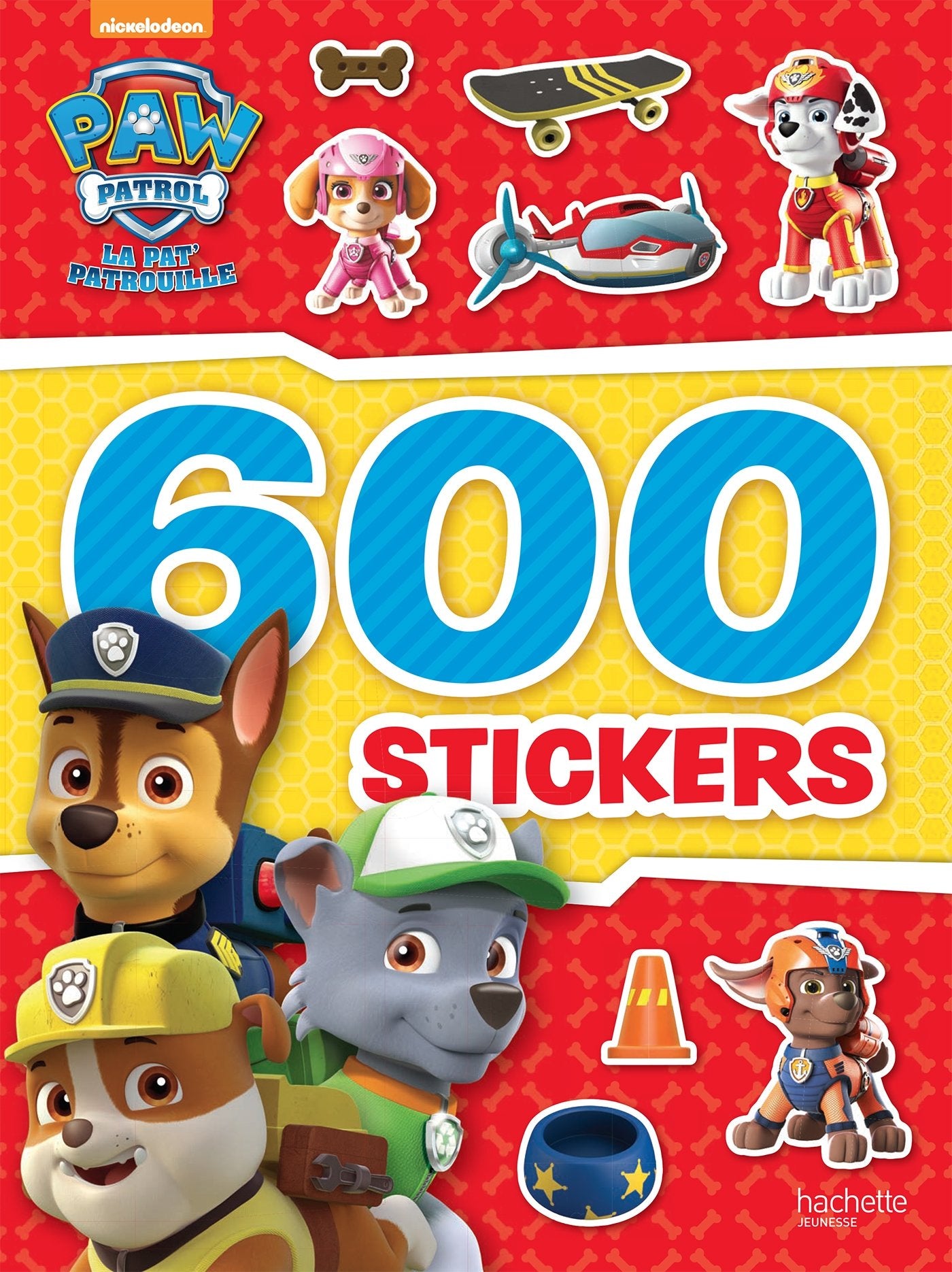 Paw Patrol-La Pat'Patrouille - 600 stickers book