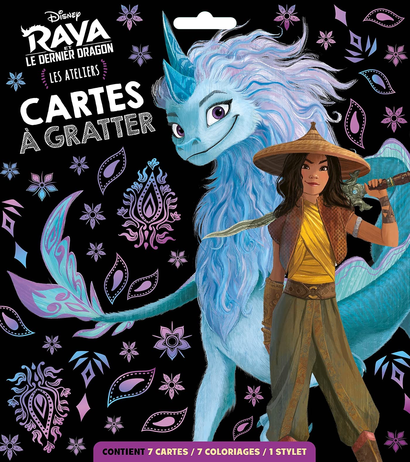 RAYA ET LE DERNIER DRAGON - Pochette Les Ateliers - Cartes à gratter - Disney book
