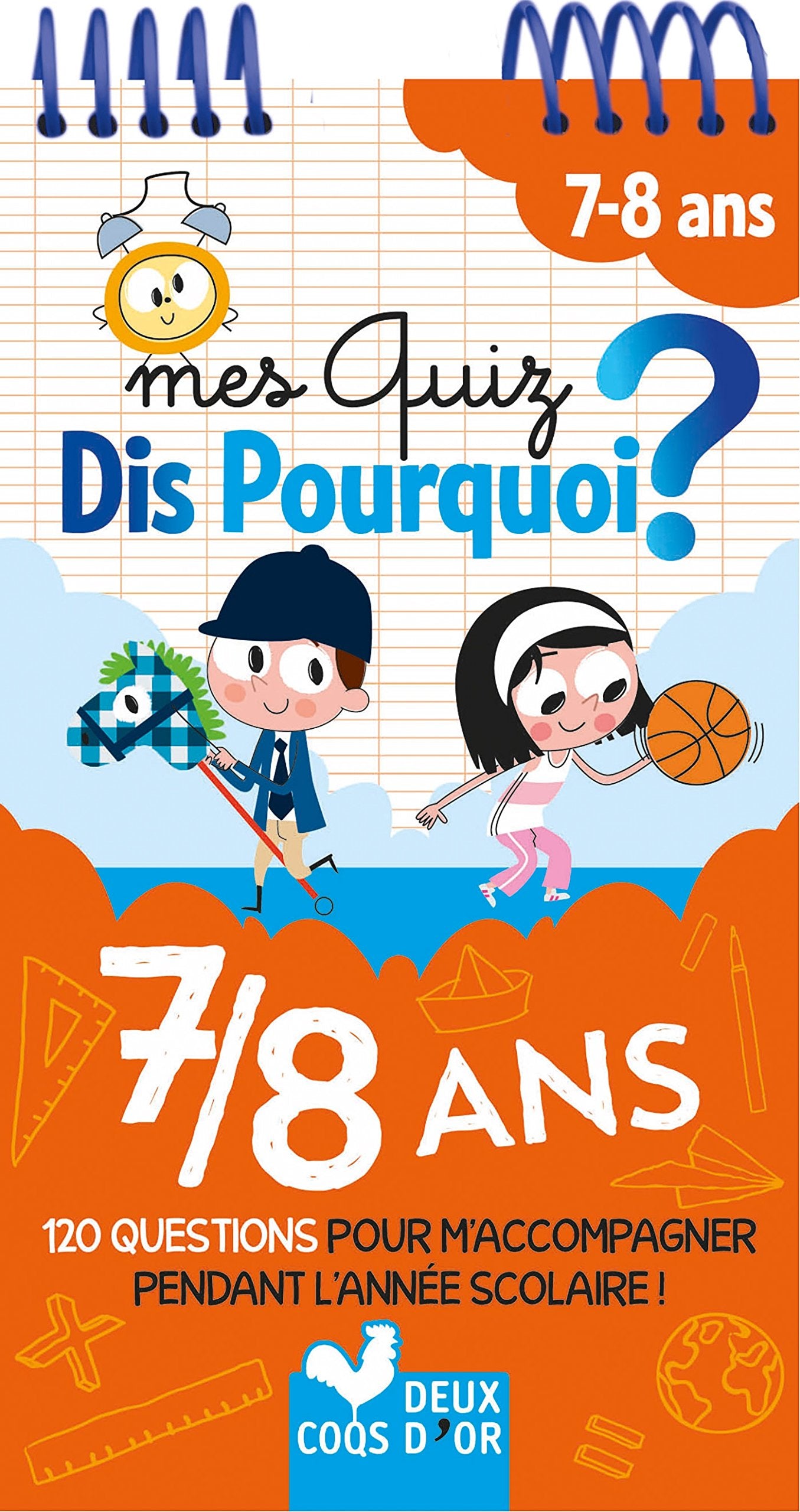 Mes quiz dis pourquoi ? 7/8 ans - bloc à spirale: 100 questions pour m'accompagner pendant l'année scolaire ! Children's books