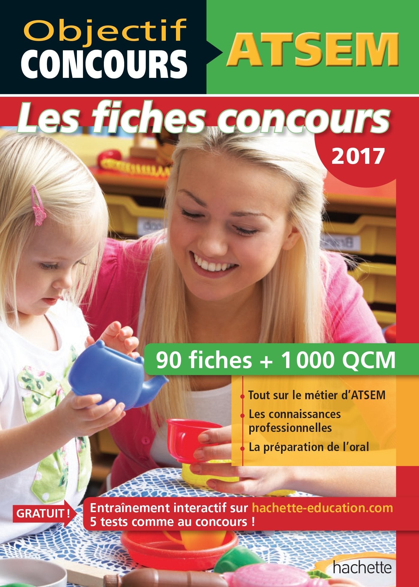 Les fiches concours ATSEM: 90 fiches + 1 000 QCM Books