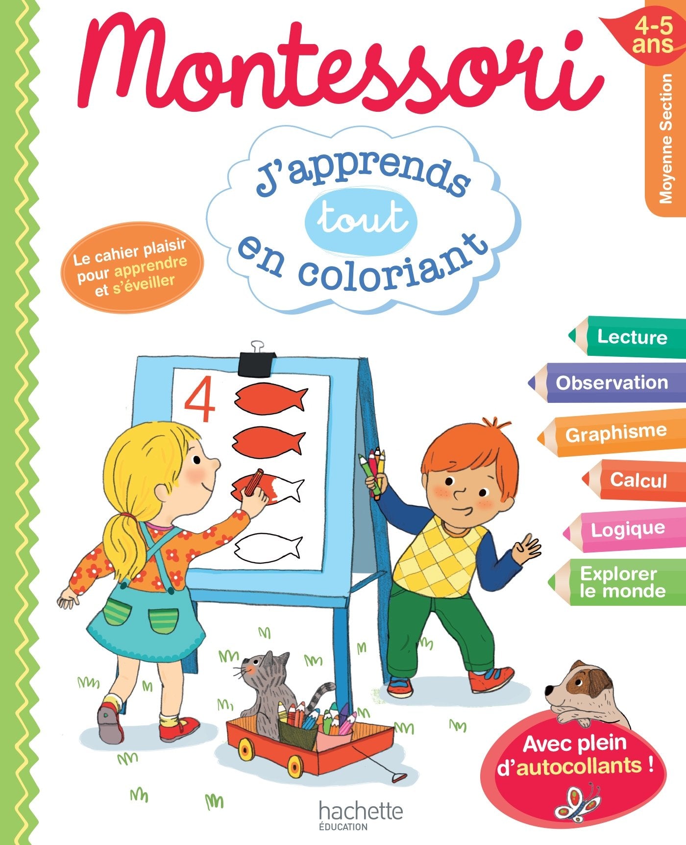Montessori J'apprends tout en coloriant MS Non-fiction