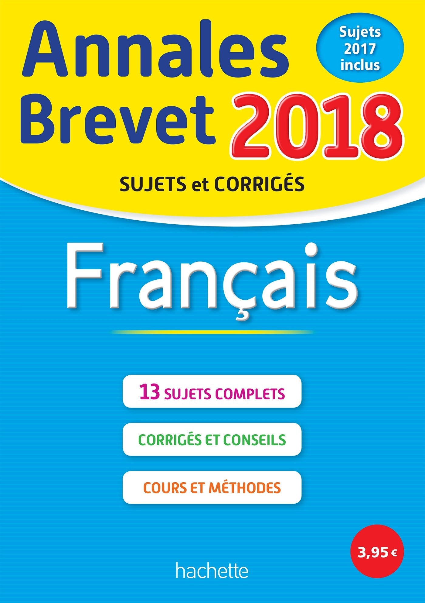 Product Image: Annales Brevet 2018 Français