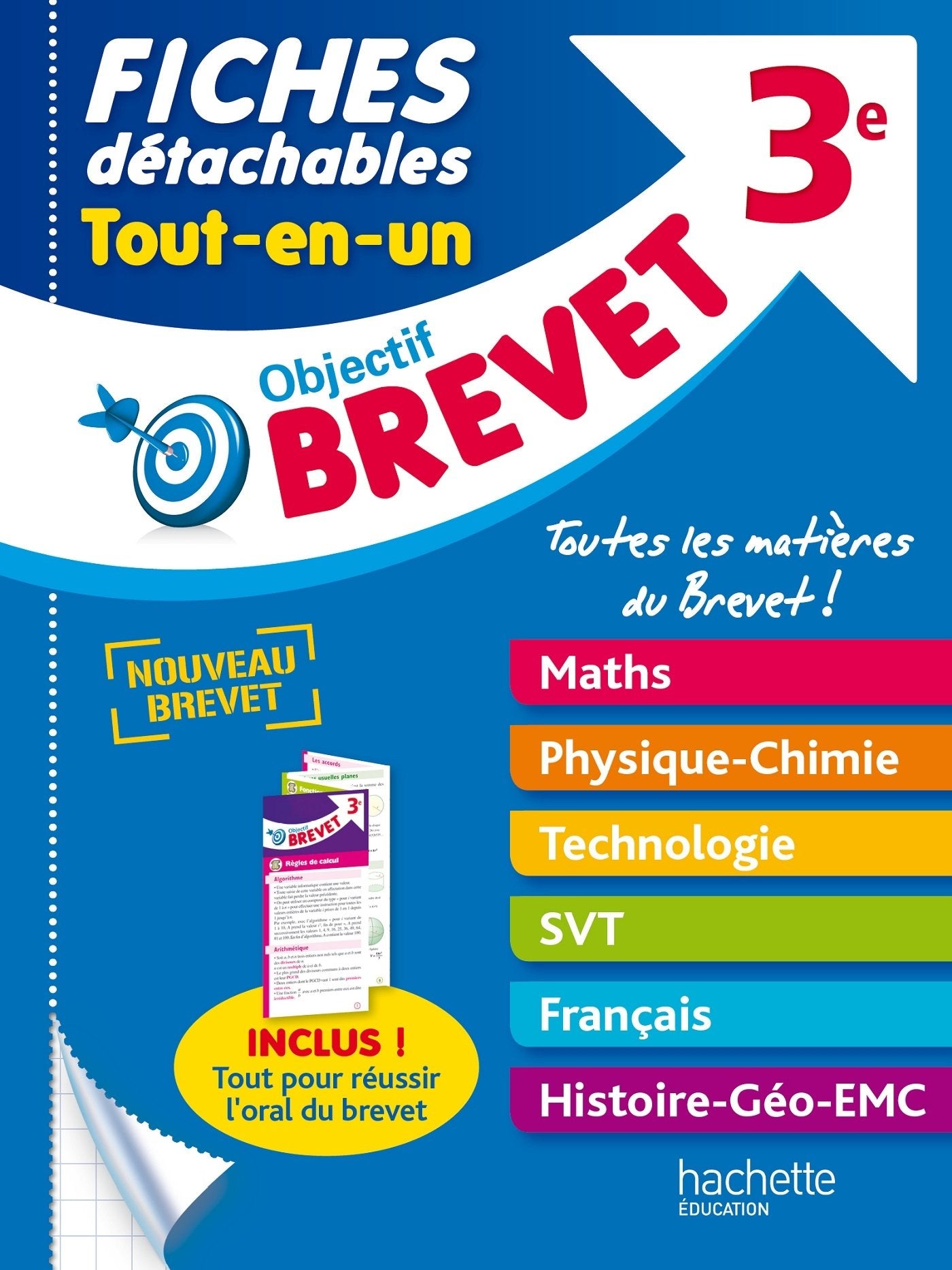 Objectif Brevet 3e - Fiches détachables Tout-en-Un Books