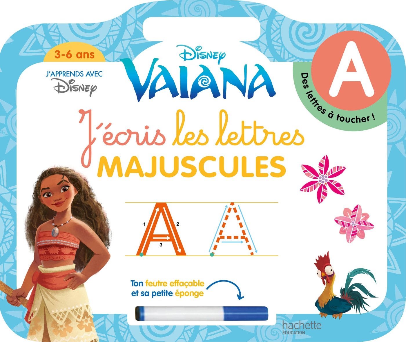 Vaiana Ardoise J'écris les lettres majuscules (3-6 ans) Non-fiction