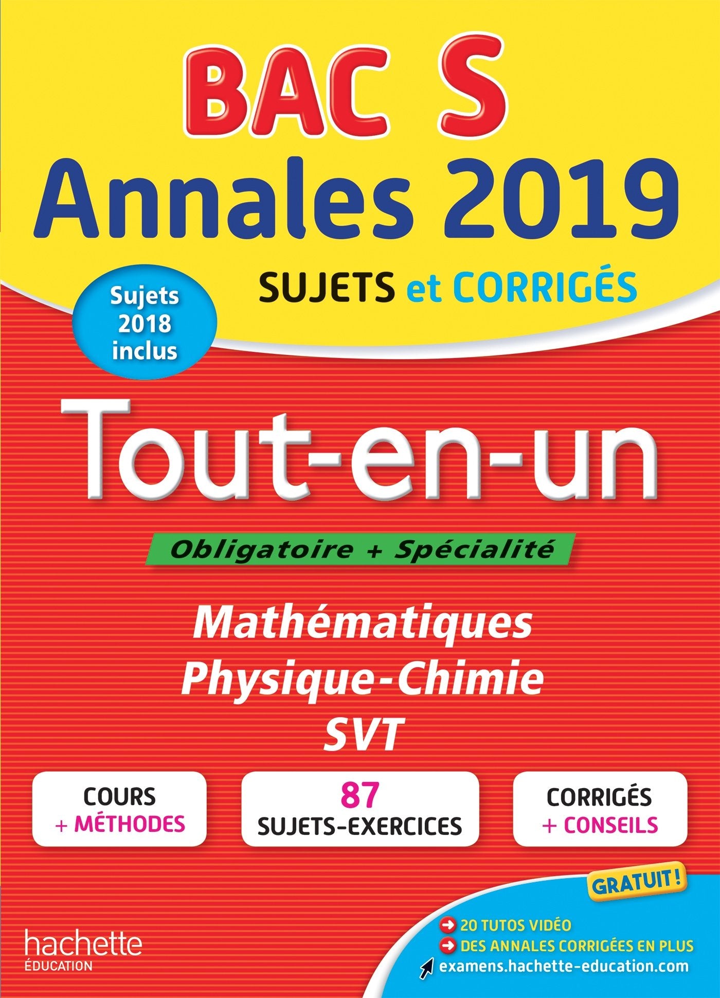 Annales Bac 2019 Tout-en-un Terminale S Non-fiction