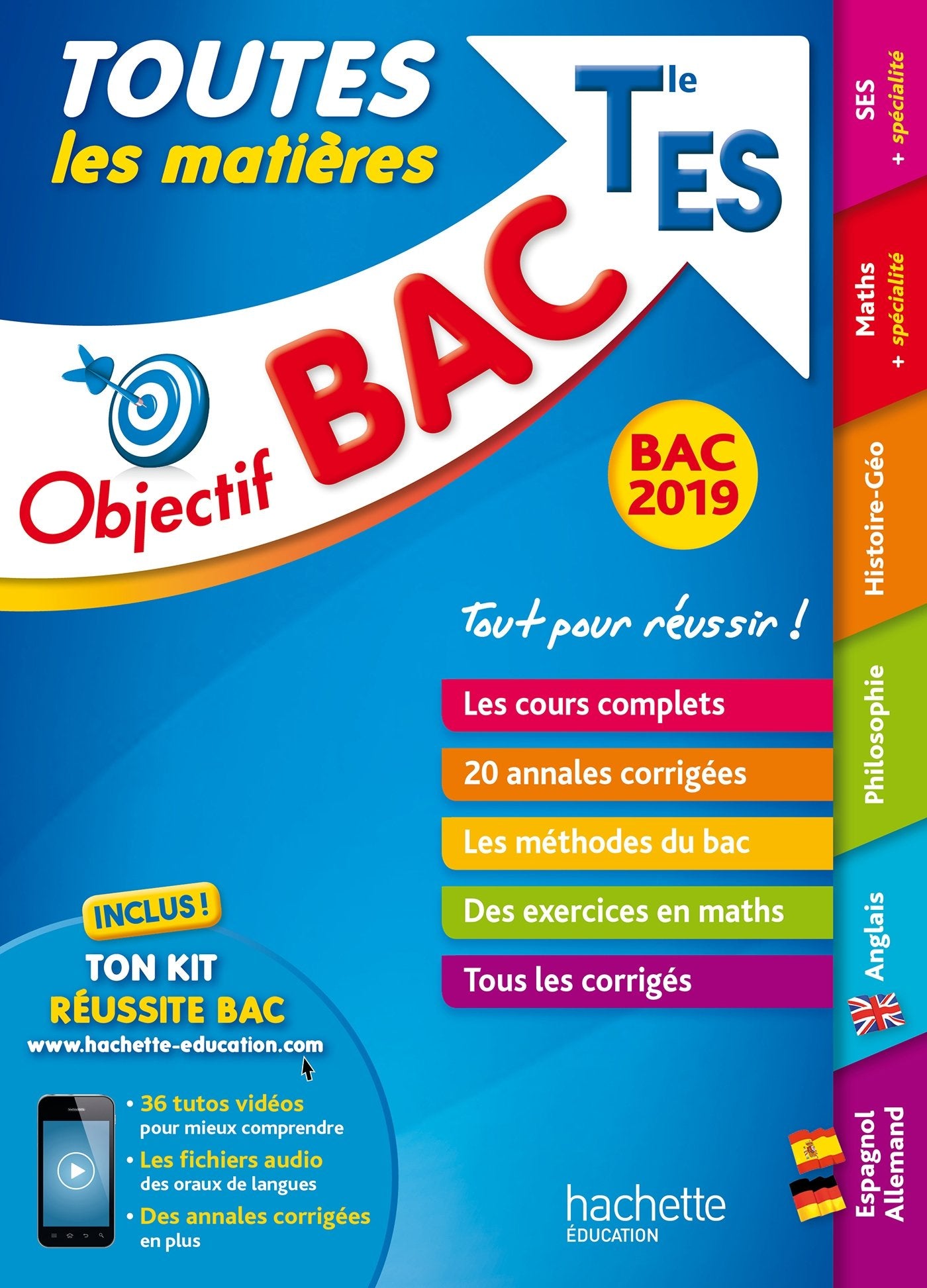 Objectif Bac 2019 Toutes les matières Tle ES Non-fiction