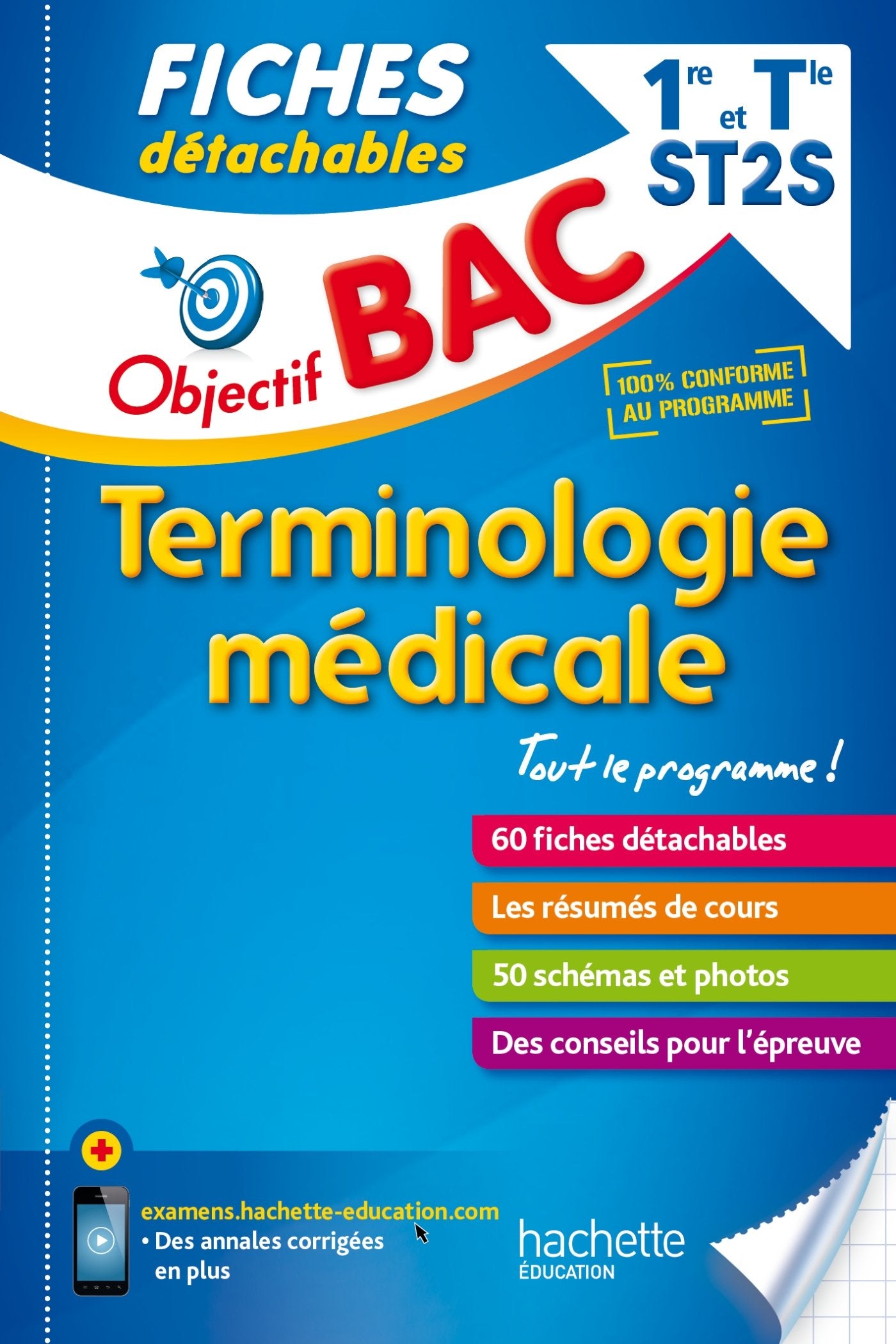 Objectif Bac Fiches Détachables Terminologie médicale 1ère et Term ST2S Professional & Reference Books