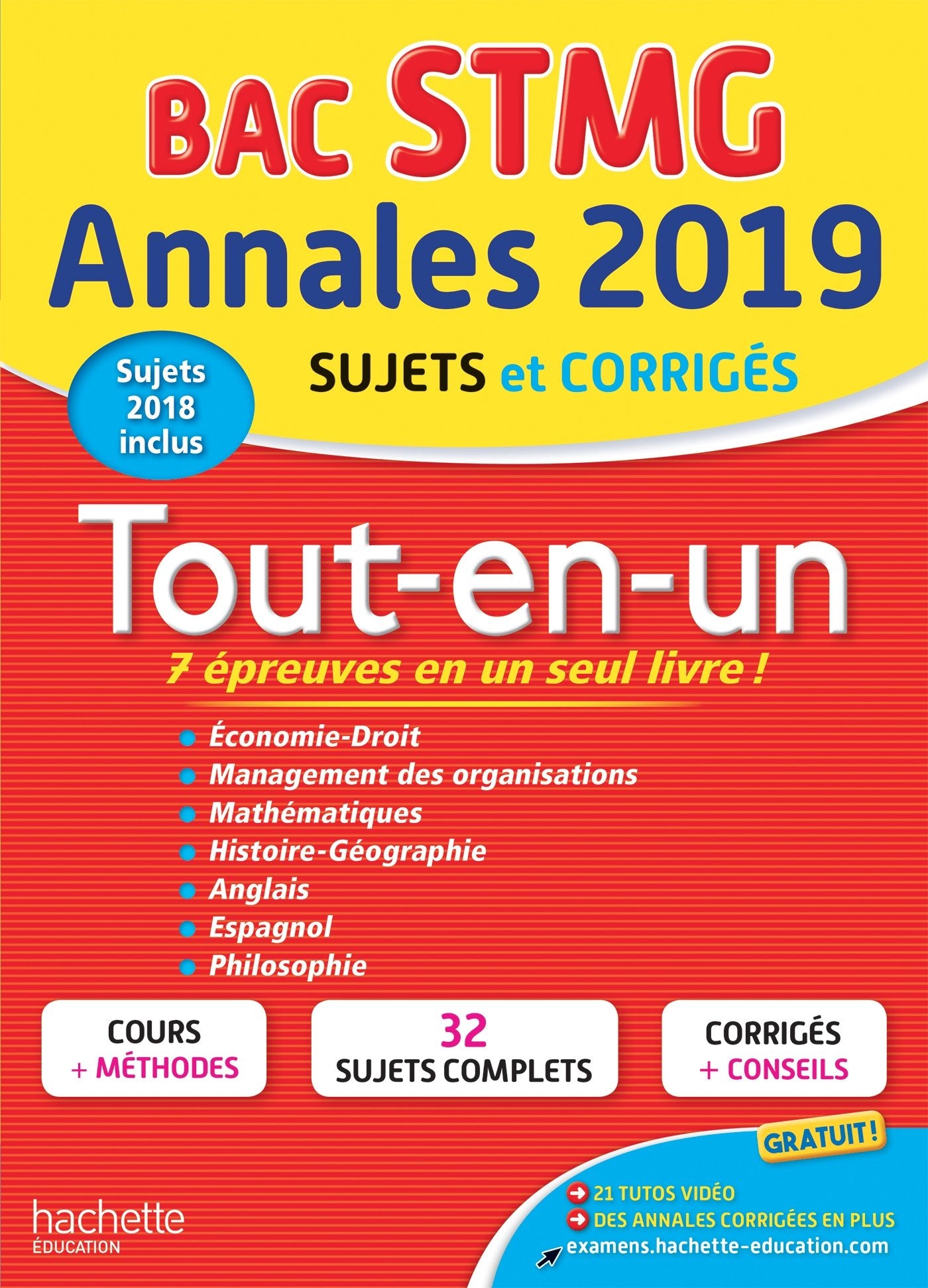 Annales Bac 2019 Tout-en-un Tle STMG Non-fiction