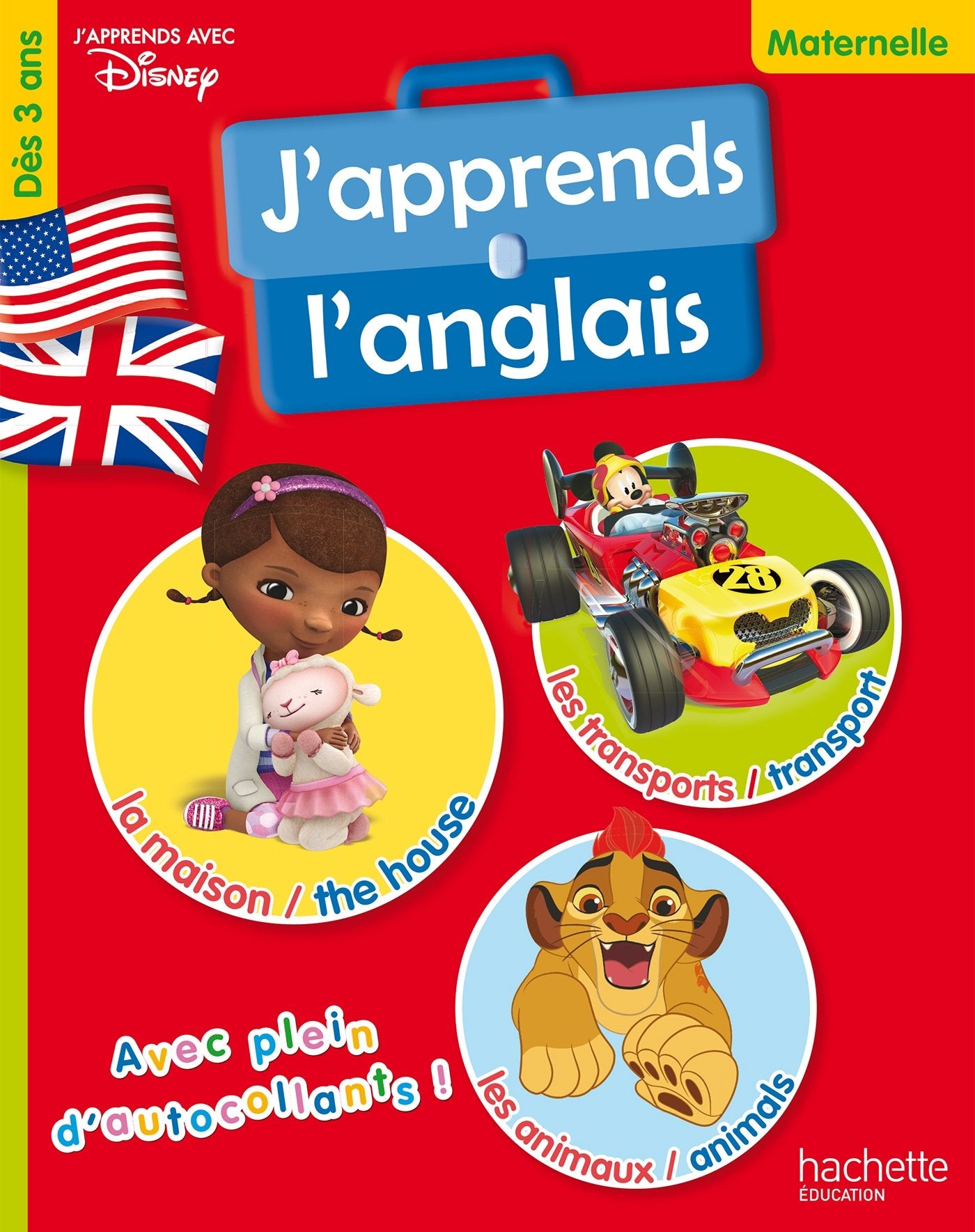 J'apprends l'anglais Ma petite école Disney book