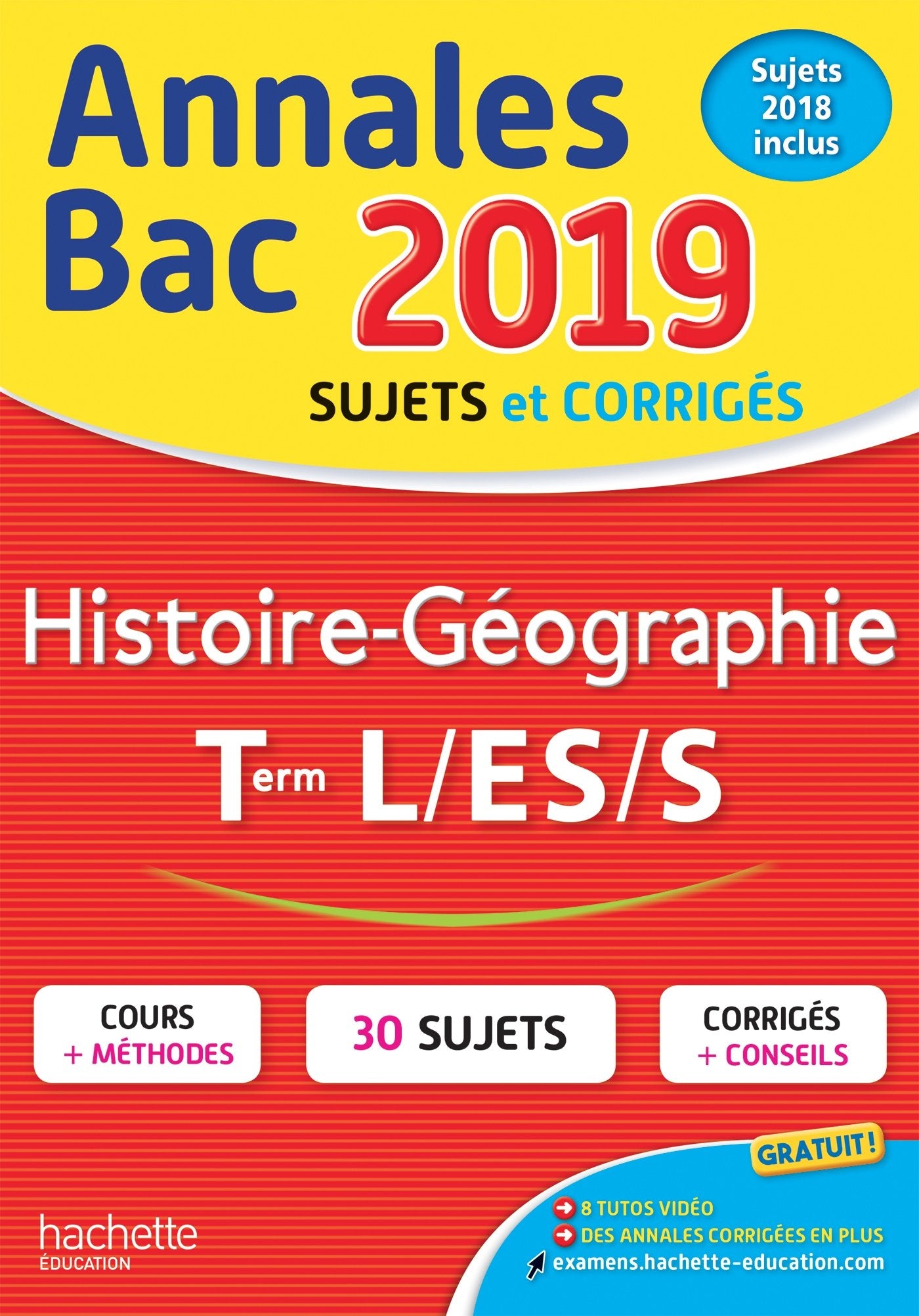 Annales BAC Histoire-Géographie Tles L, ES, S book