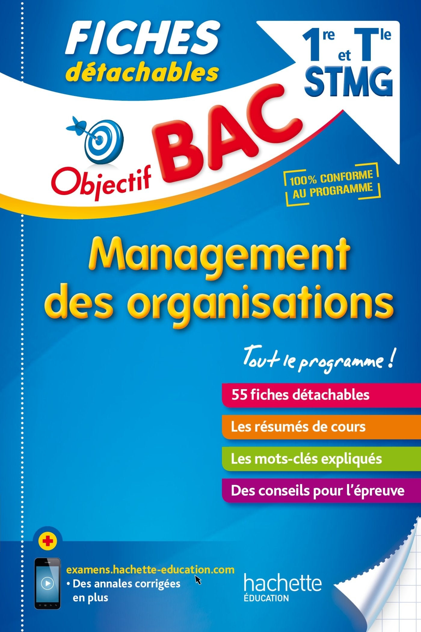 Objectif Bac Fiches Détachables Management 1ère Et Term STMG Professional & Reference Books