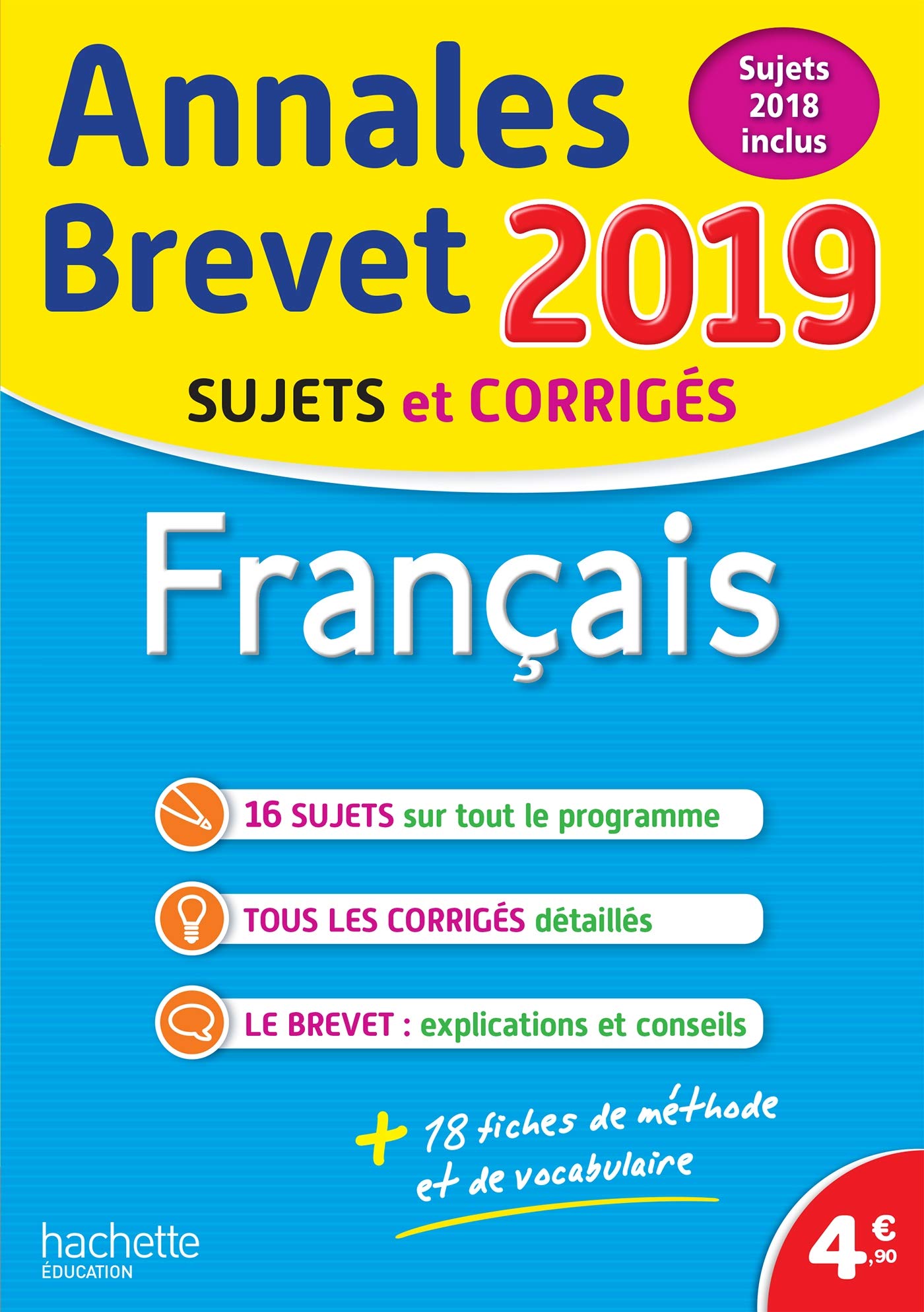Annales Nouveau Brevet 2019 Français: Sujets et corrigés Non-fiction