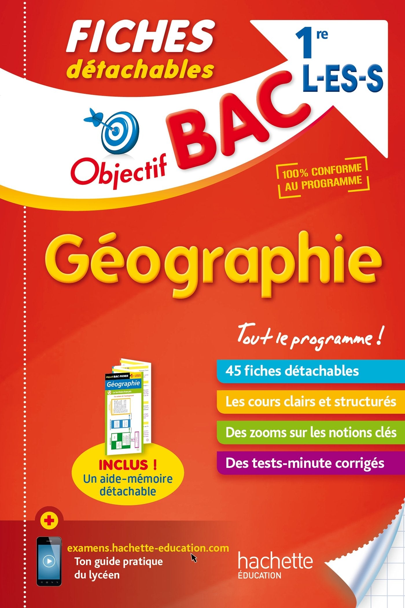 Objectif Bac Fiches détachables Géographie 1ères L/ES/S Professional & Reference Books
