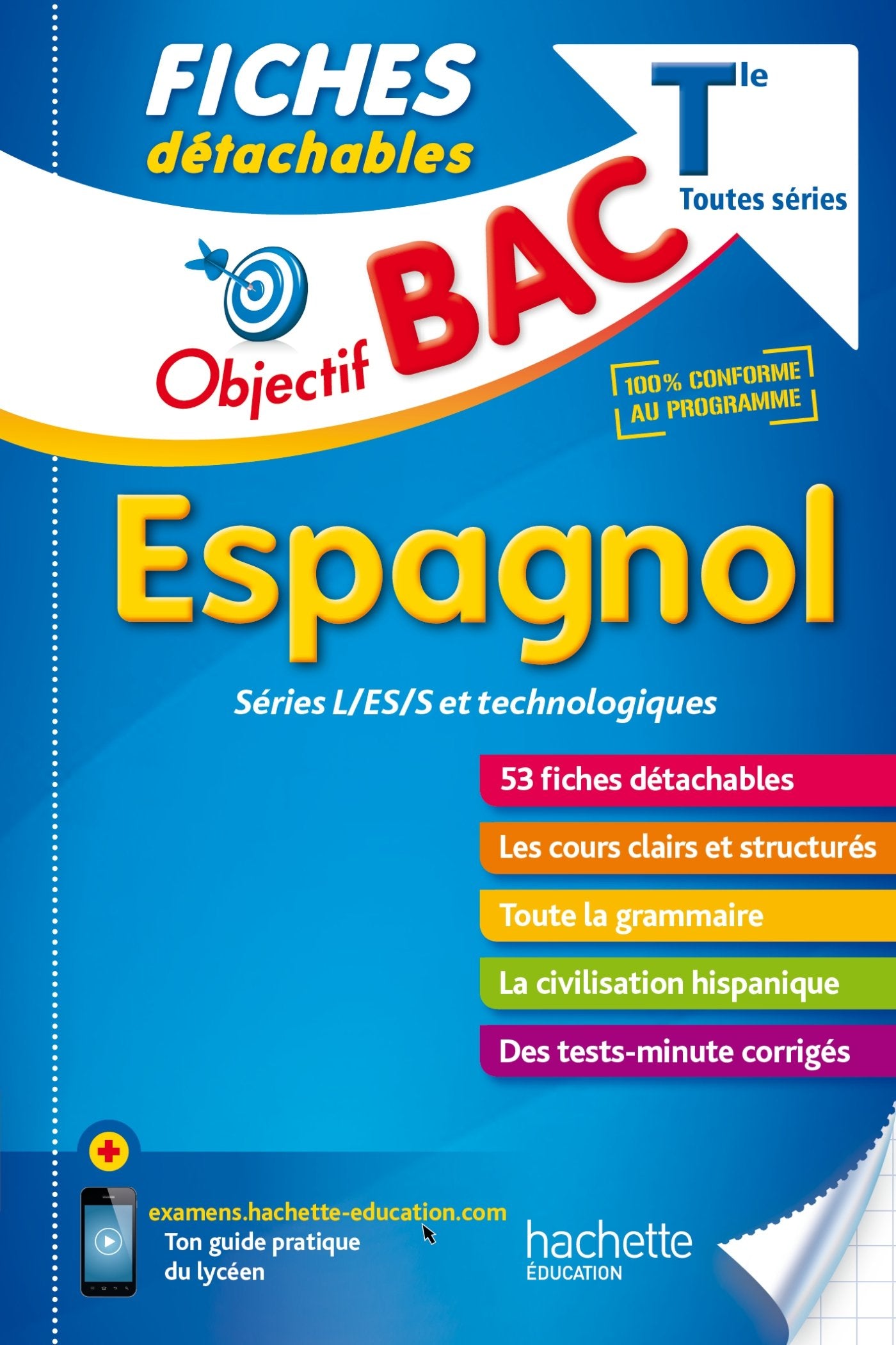 Objectif Bac Fiches Détachables Espagnol Term Professional & Reference Books