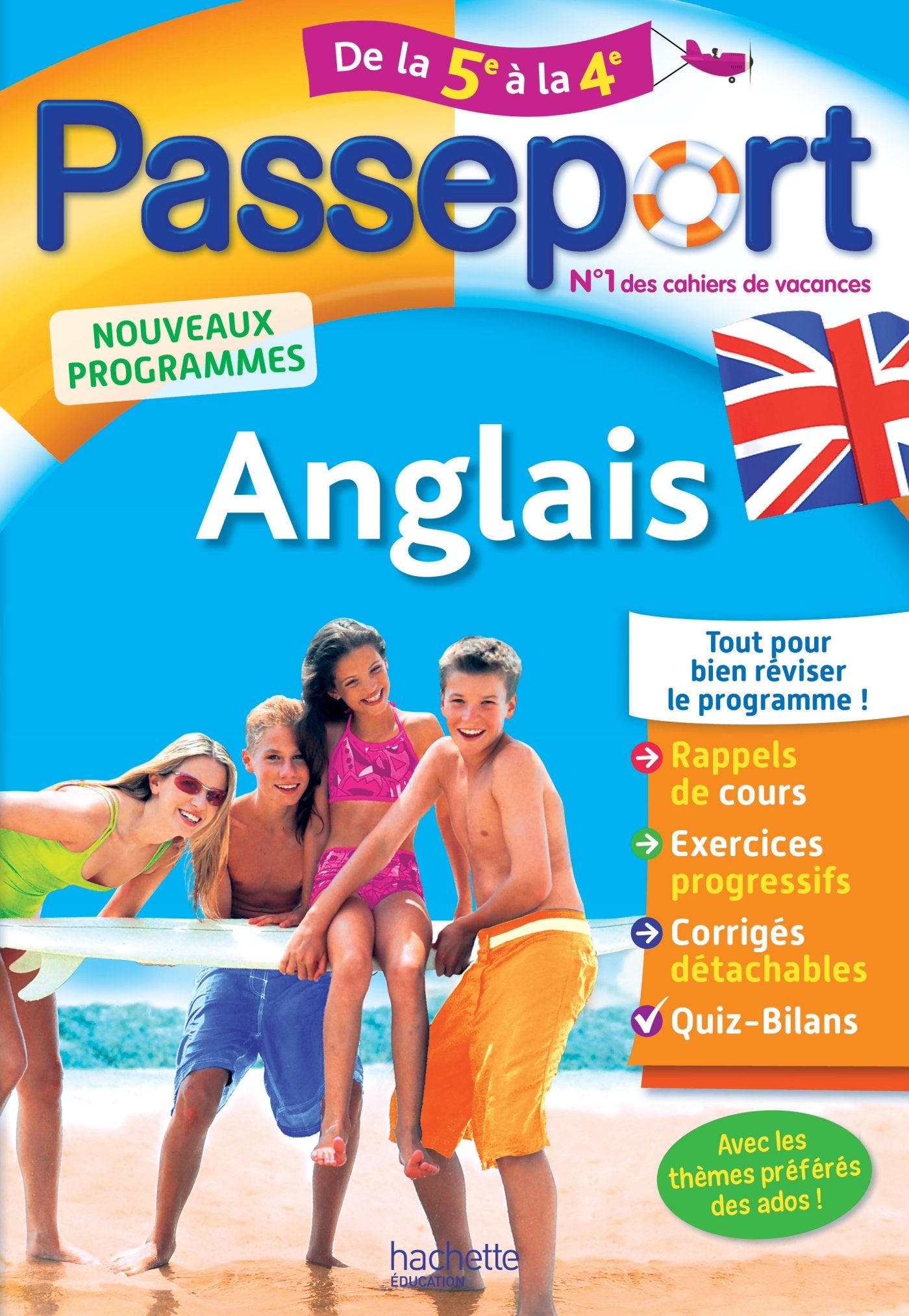 Passeport - Anglais de la 5e à la 4e - Cahier de vacances 2021 Non-fiction