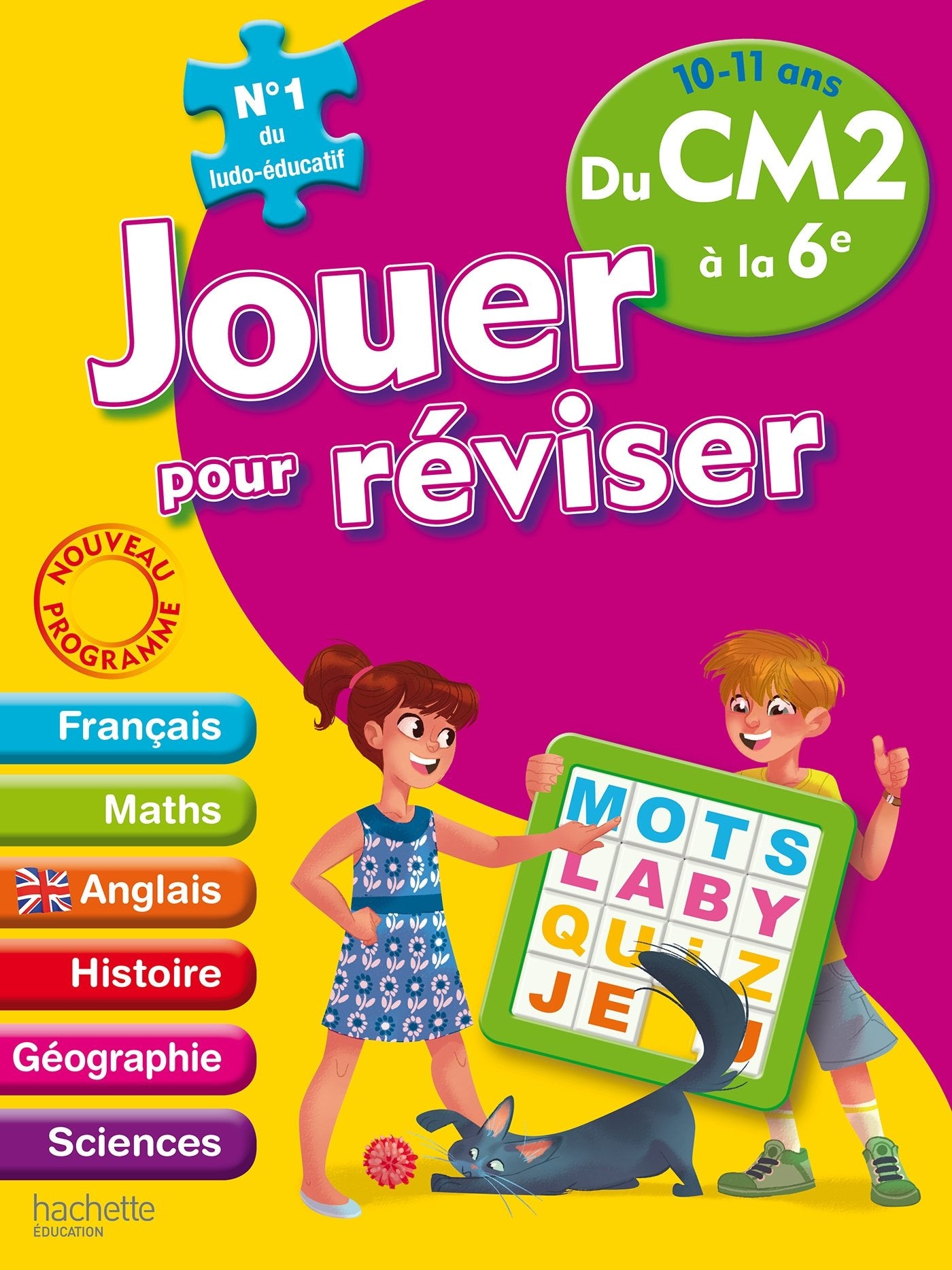 Jouer pour réviser - Du CM2 à la 6e 10-11 ans: Avec un crayon-gomme Books