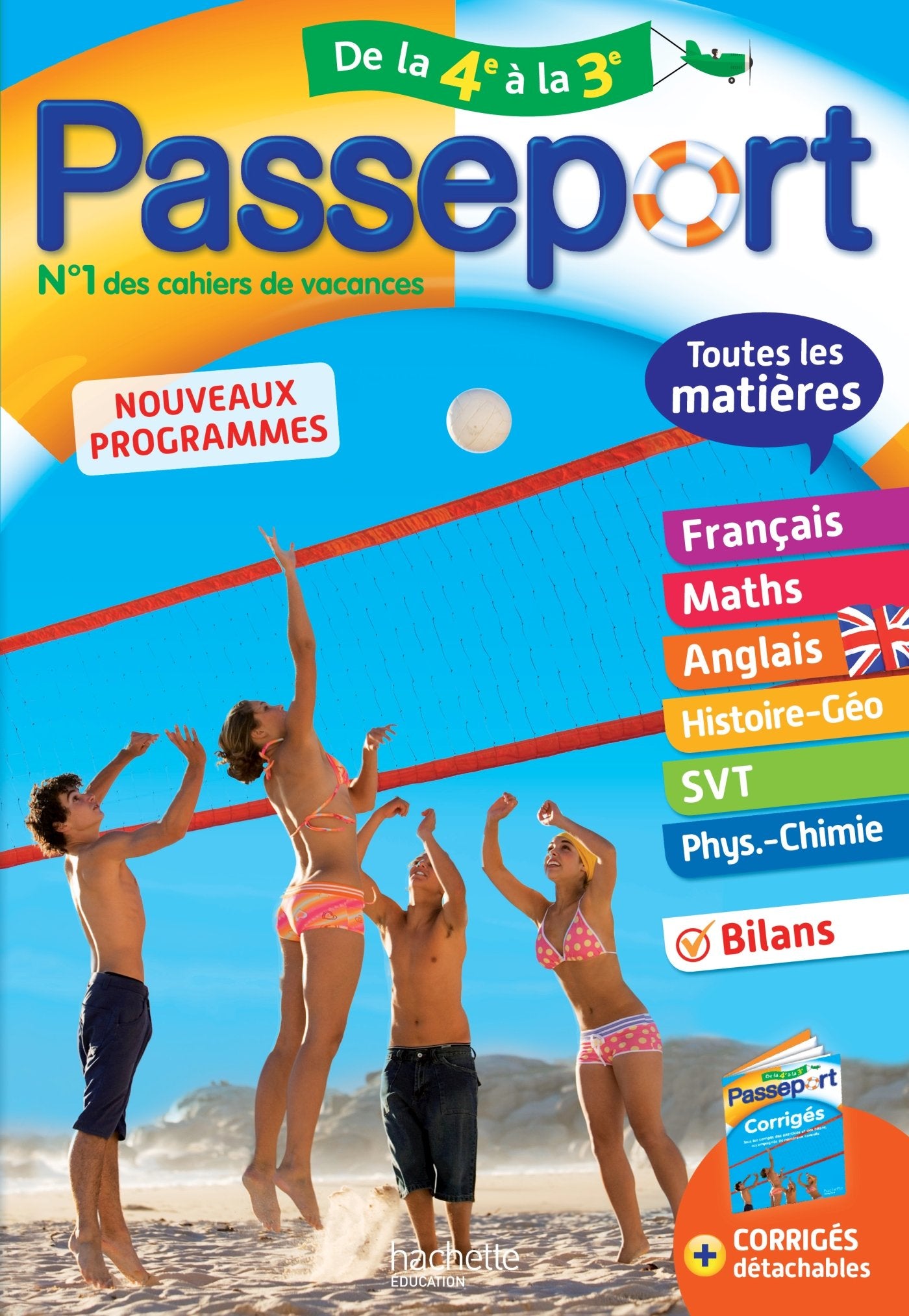 Passeport Toutes les matières - De la 4e vers la 3e Books
