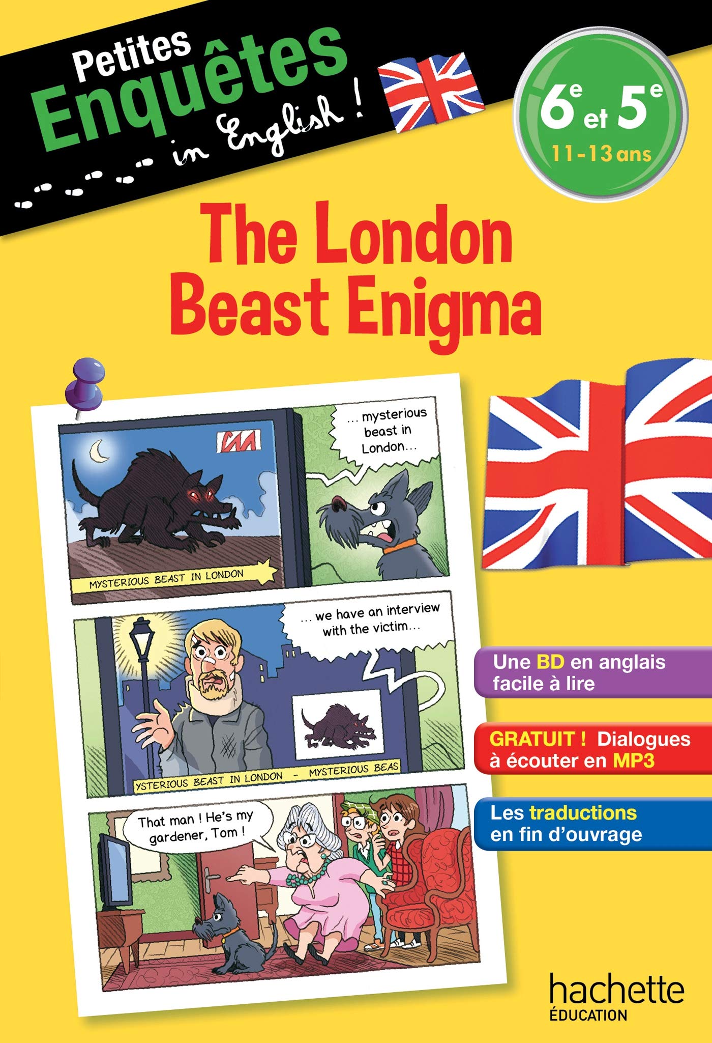 Petites enquêtes in English 6e-5e : The London Beast Enigma Books