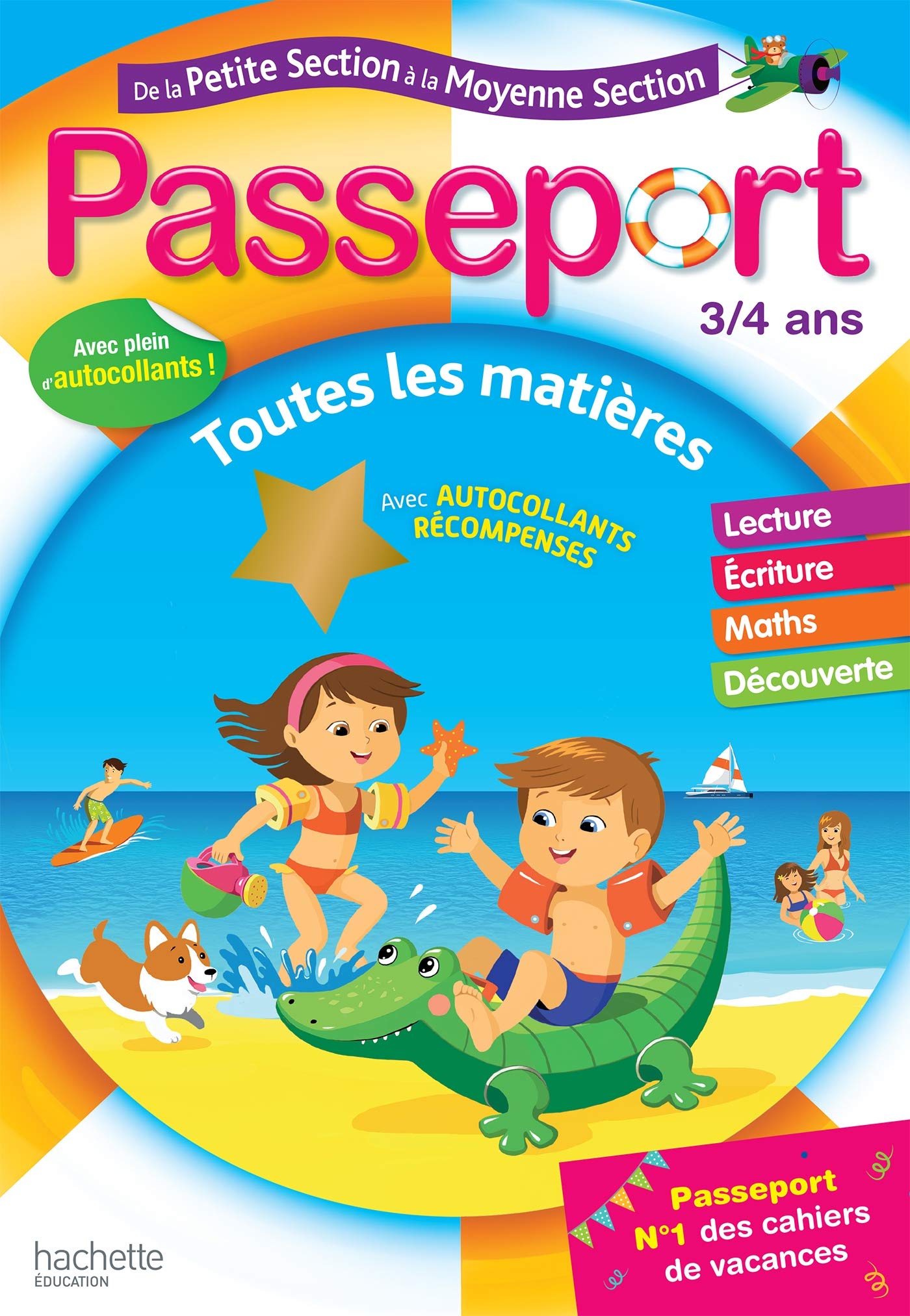 Passeport Cahier de Vacances 2019 de la PS à la MS - 3/4 ans Non-fiction