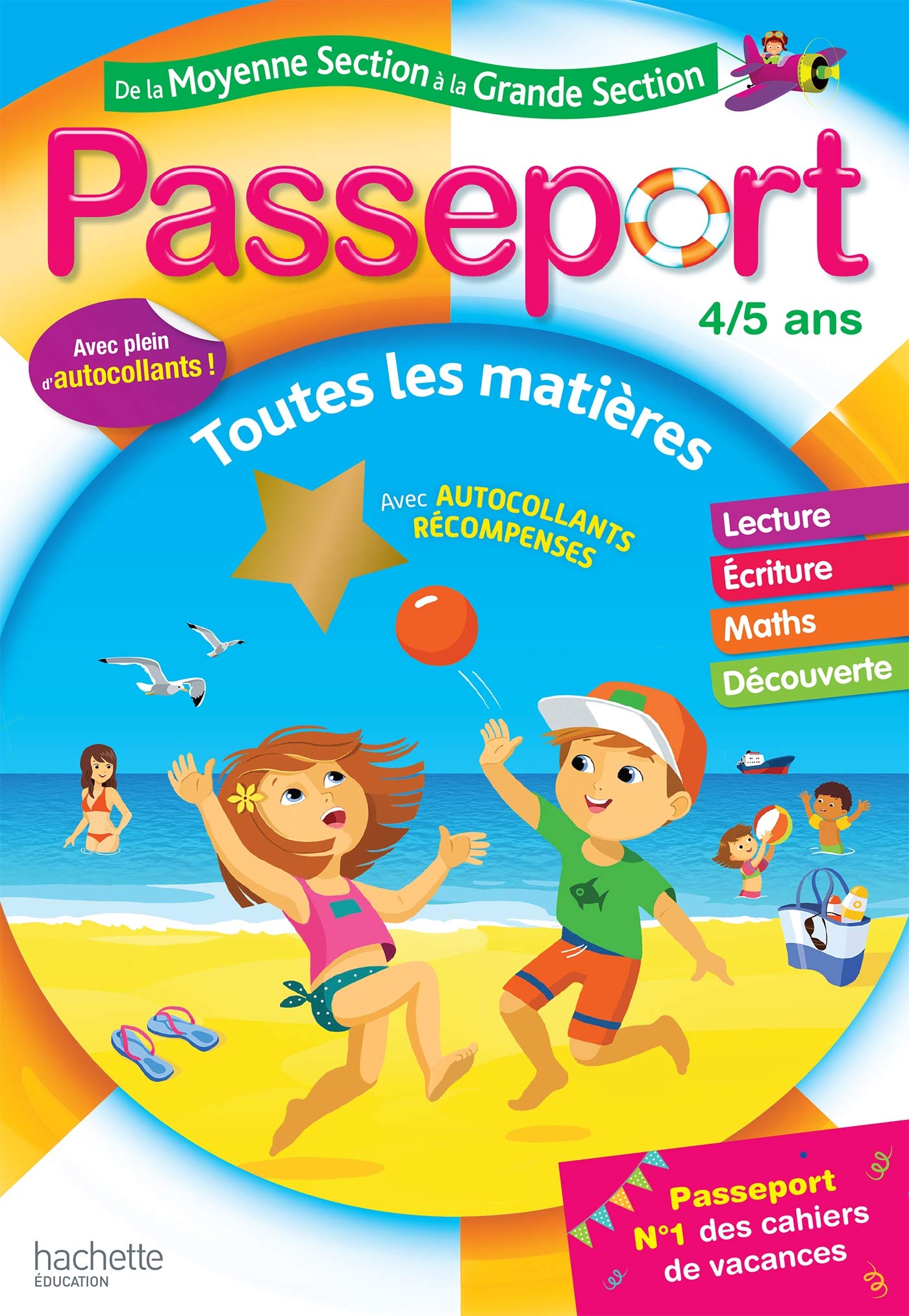 Passeport de la Moyenne Section à la Grande Section - Cahier de vacances book