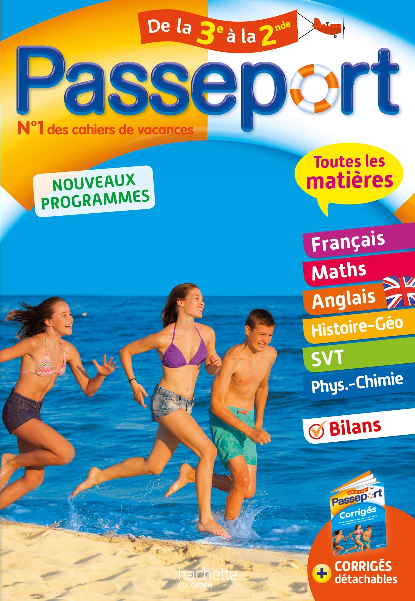 Passeport - Toutes les matières de la 3e à la 2de - Cahier de vacances 2021 Non-fiction