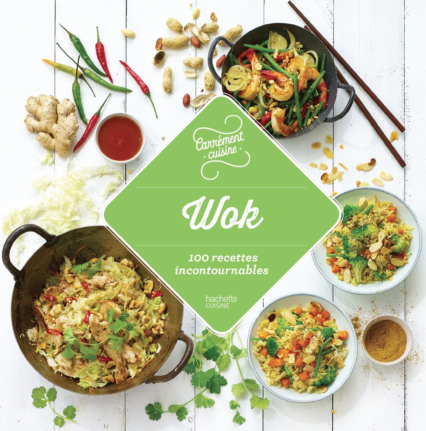 Wok 100 recettes incontournables Leisure, Home & Garden