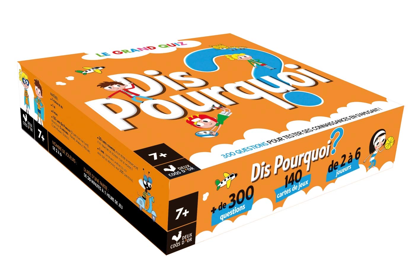 Dis pourquoi ? - Le grand quiz - coffret avec plateau et cartes book