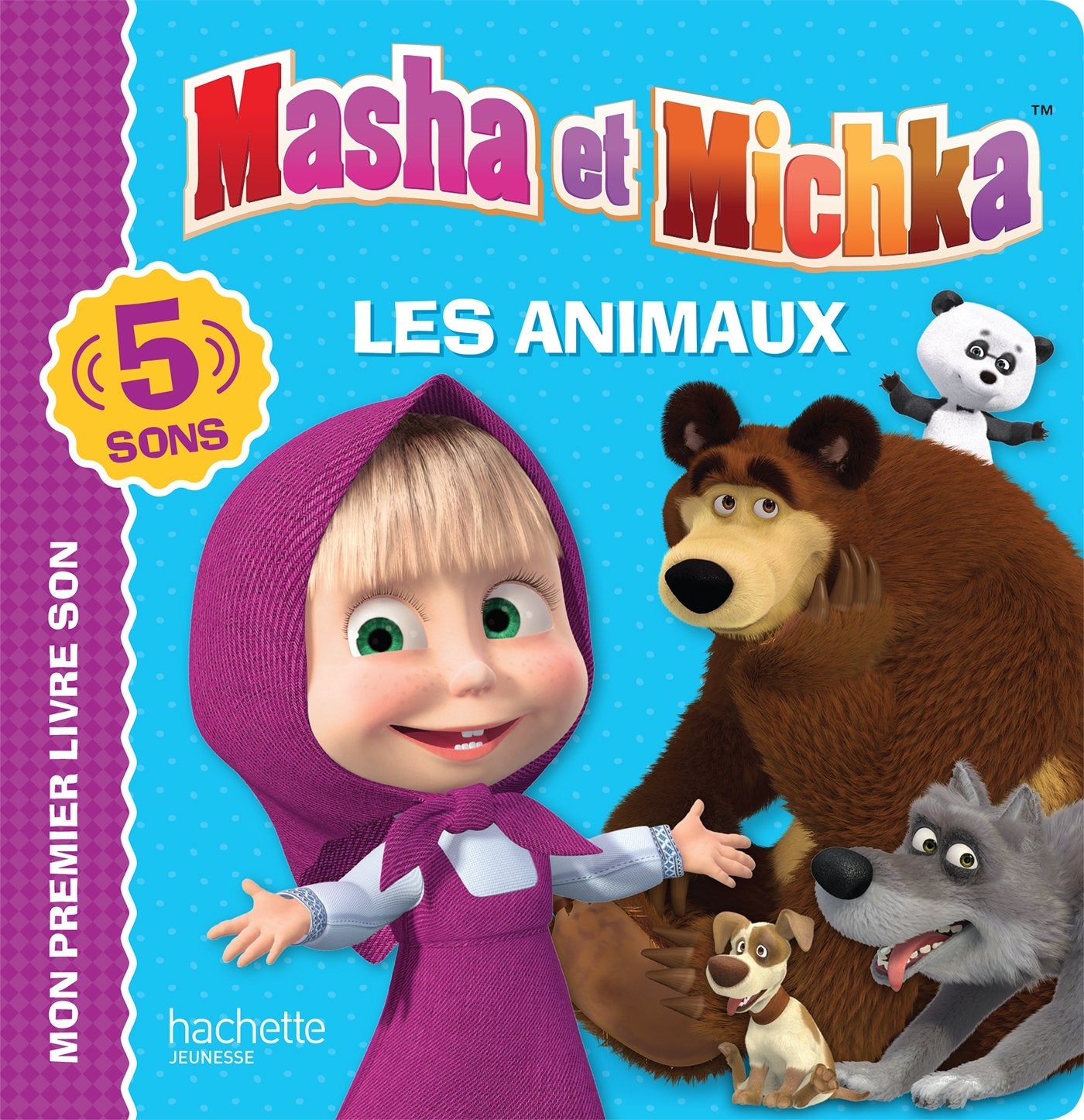 Masha et Michka - Livre son - Les animaux book