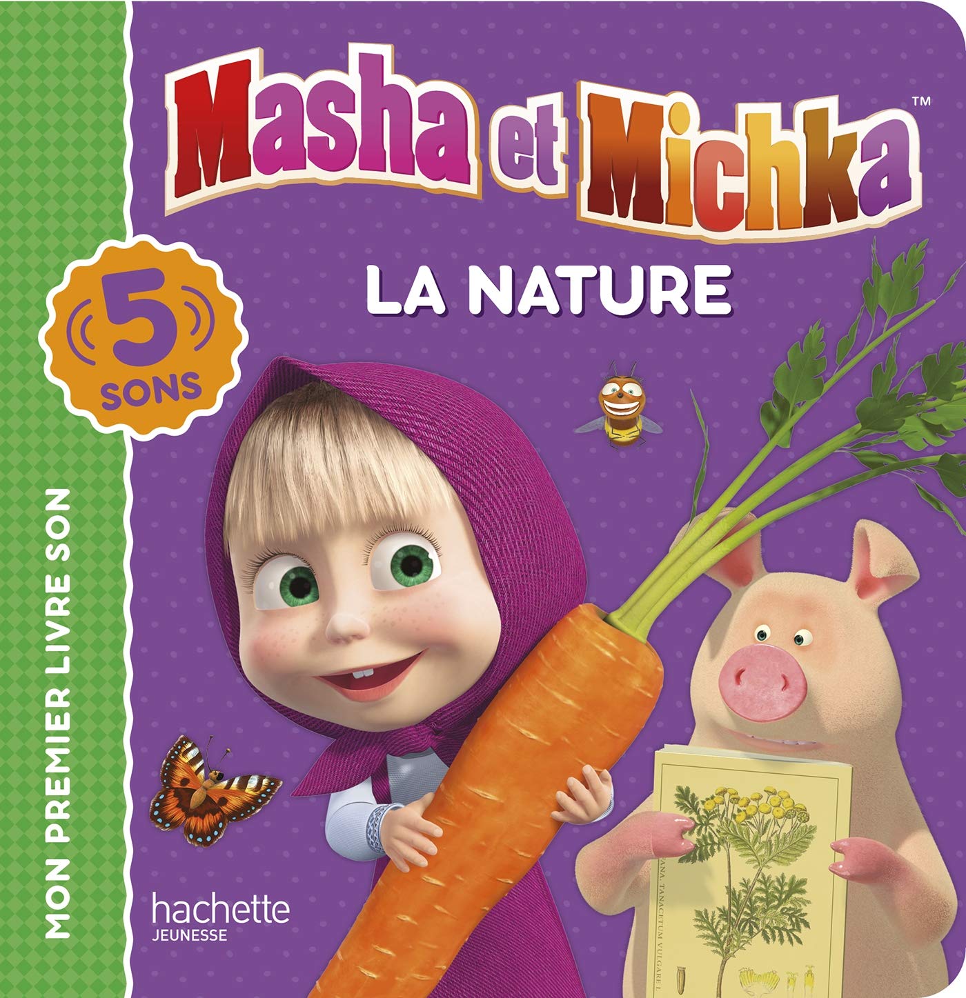 Masha et Michka - Livre son - La nature book