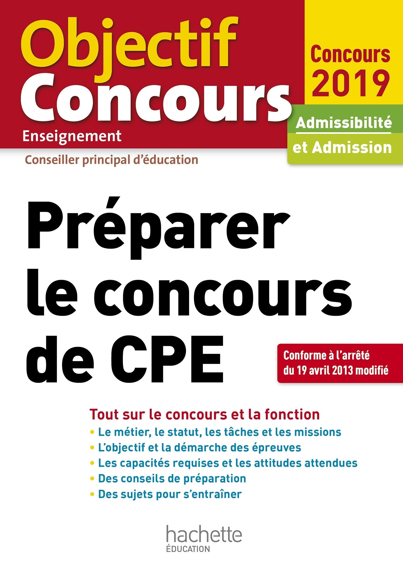 Préparer le concours de CPE: Admissibilité et admission book