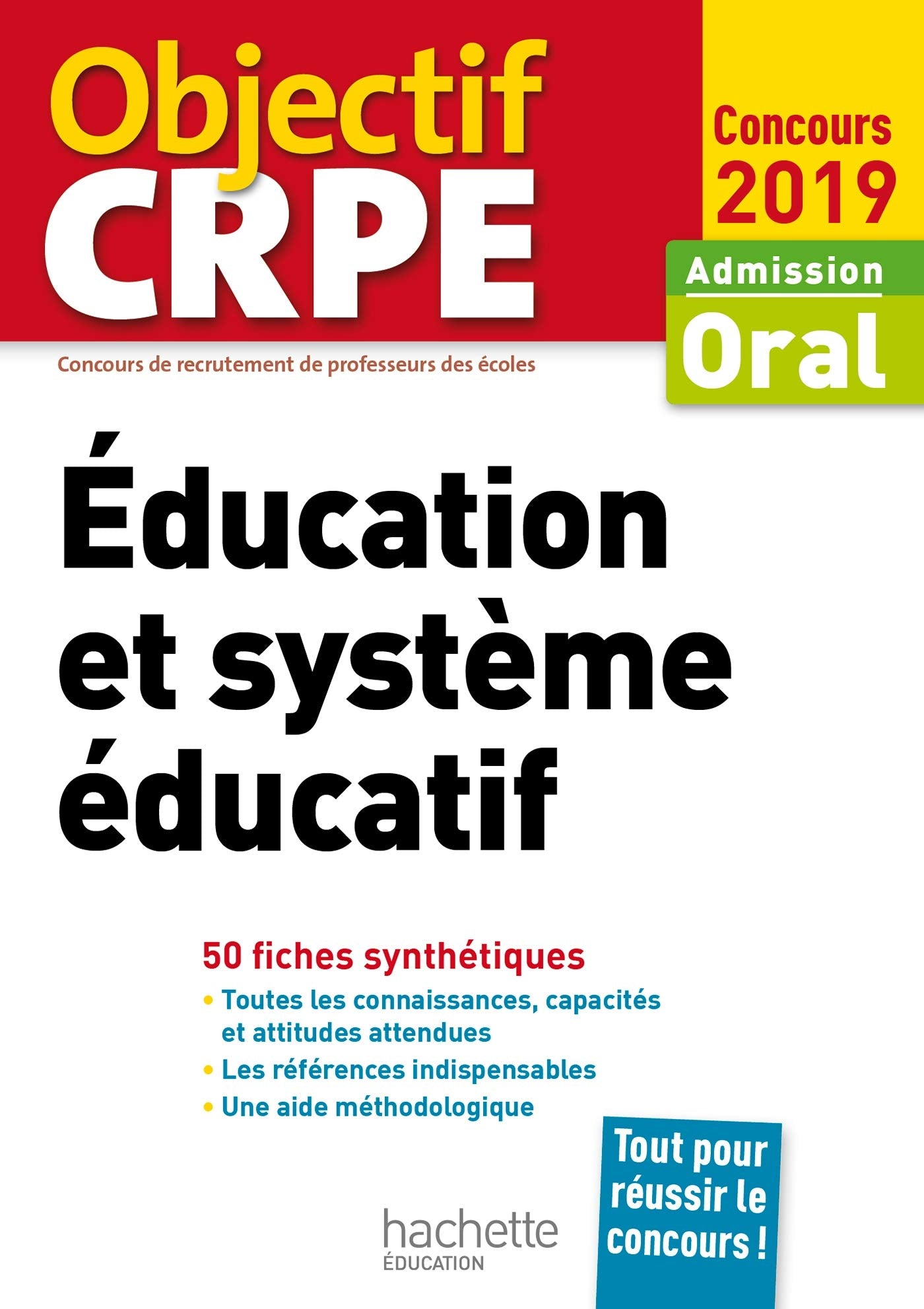 CRPE en fiches : Éducation et système éducatif 2019 book