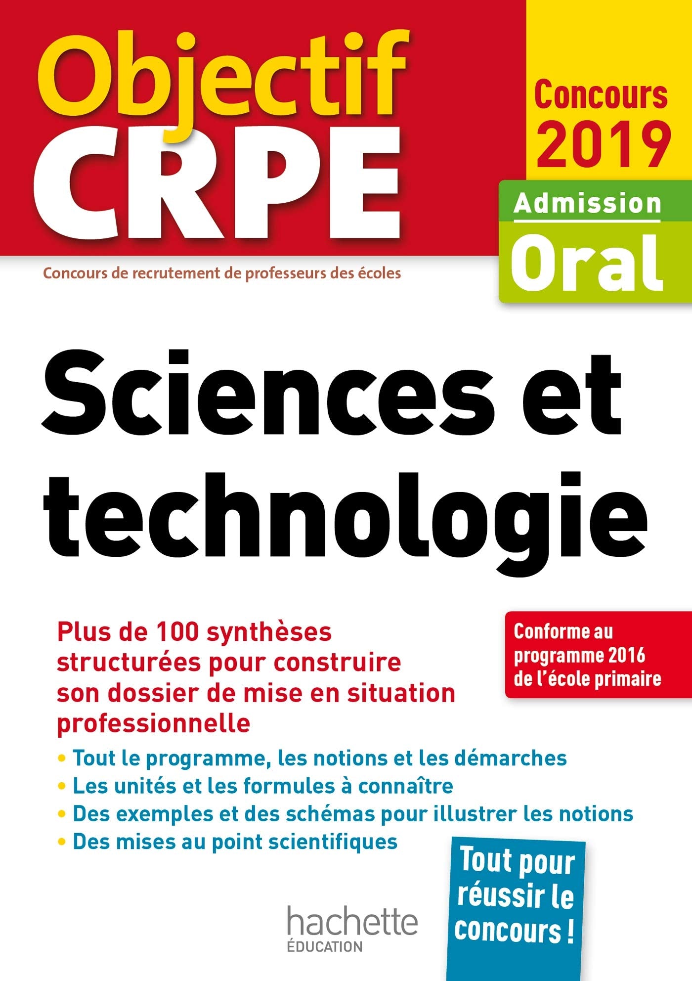 CRPE en fiches : Sciences et technologie 2019 book