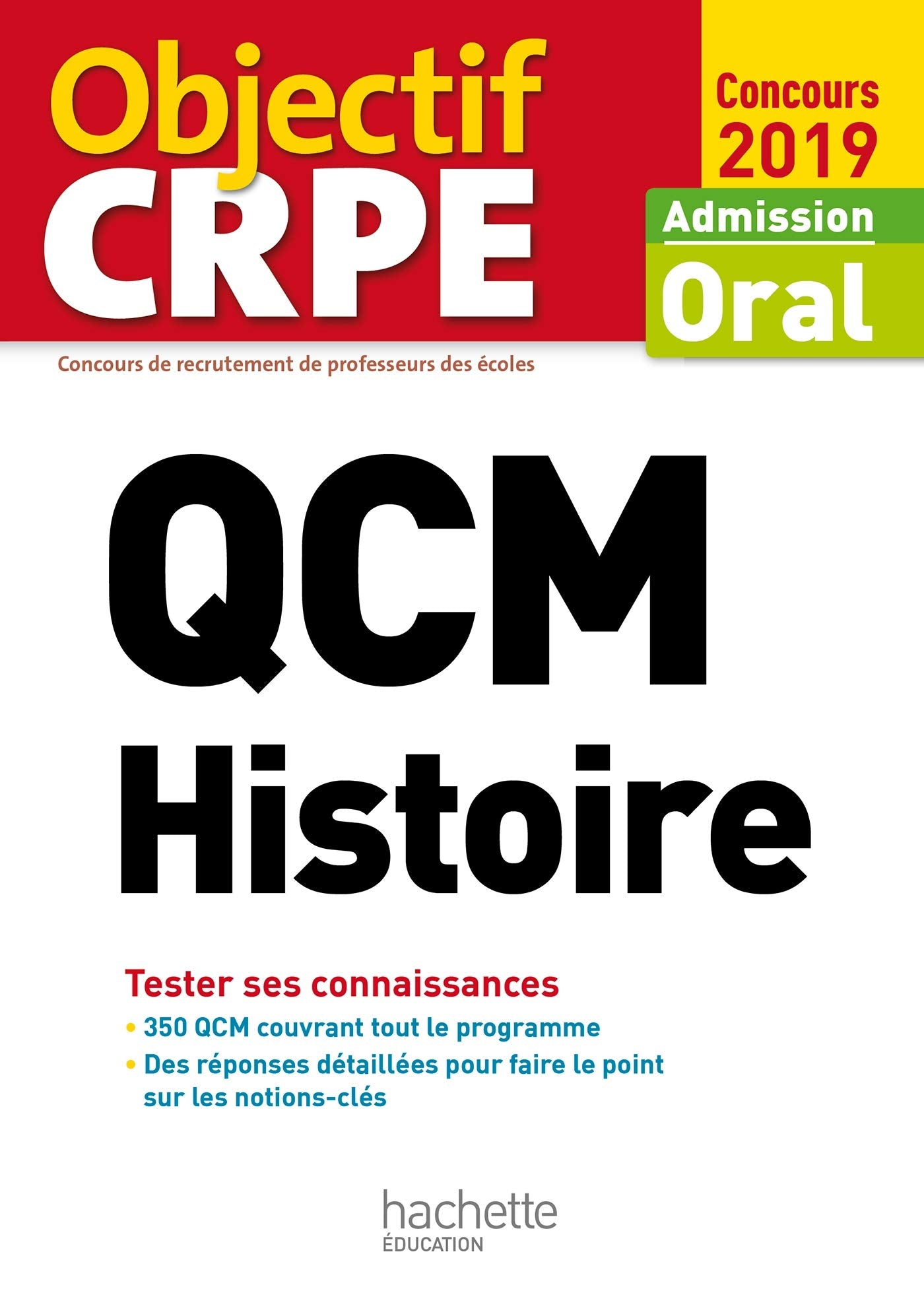 QCM CRPE : Histoire 2019 book