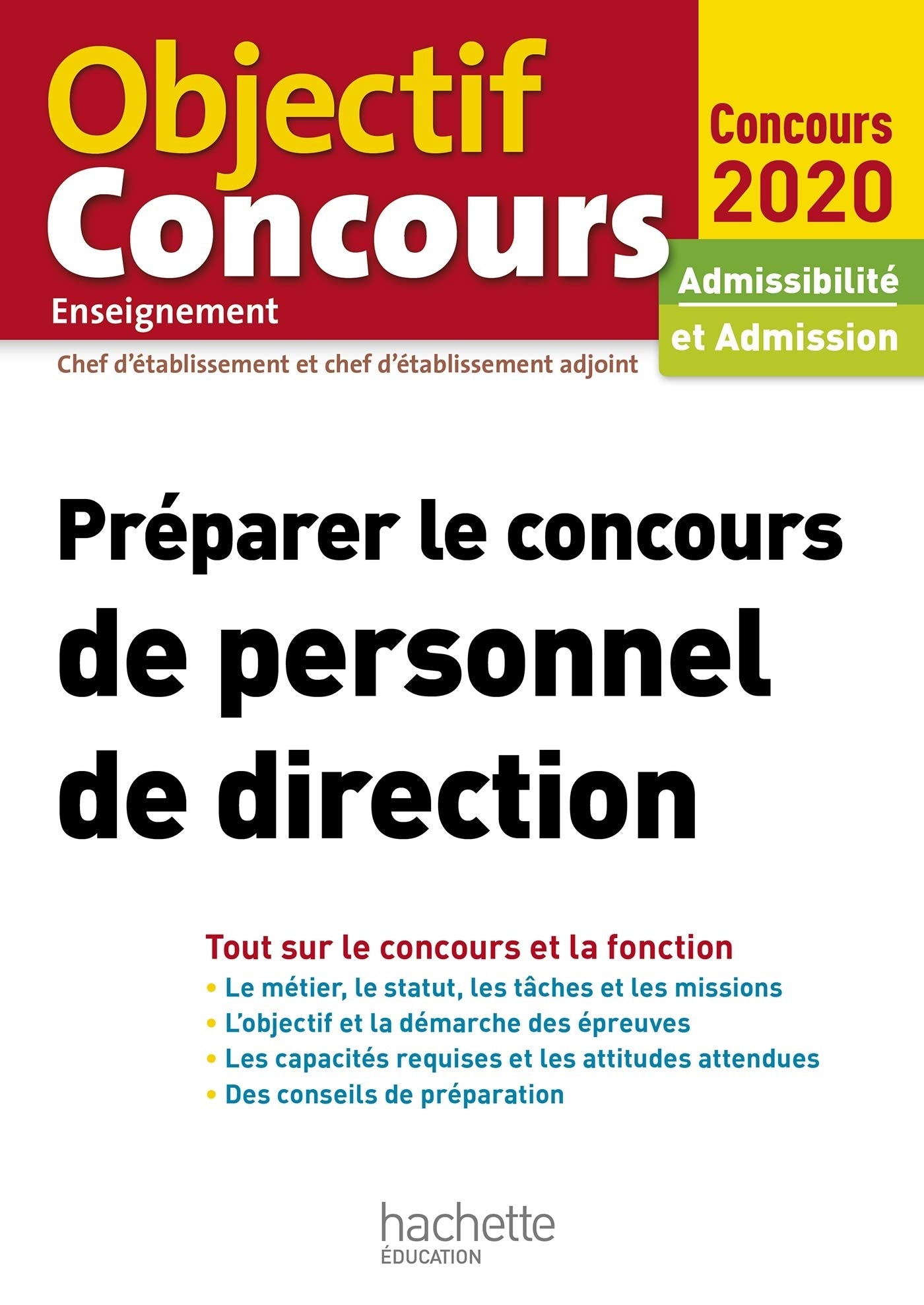 Préparer le concours de personnel de direction 2020 Books