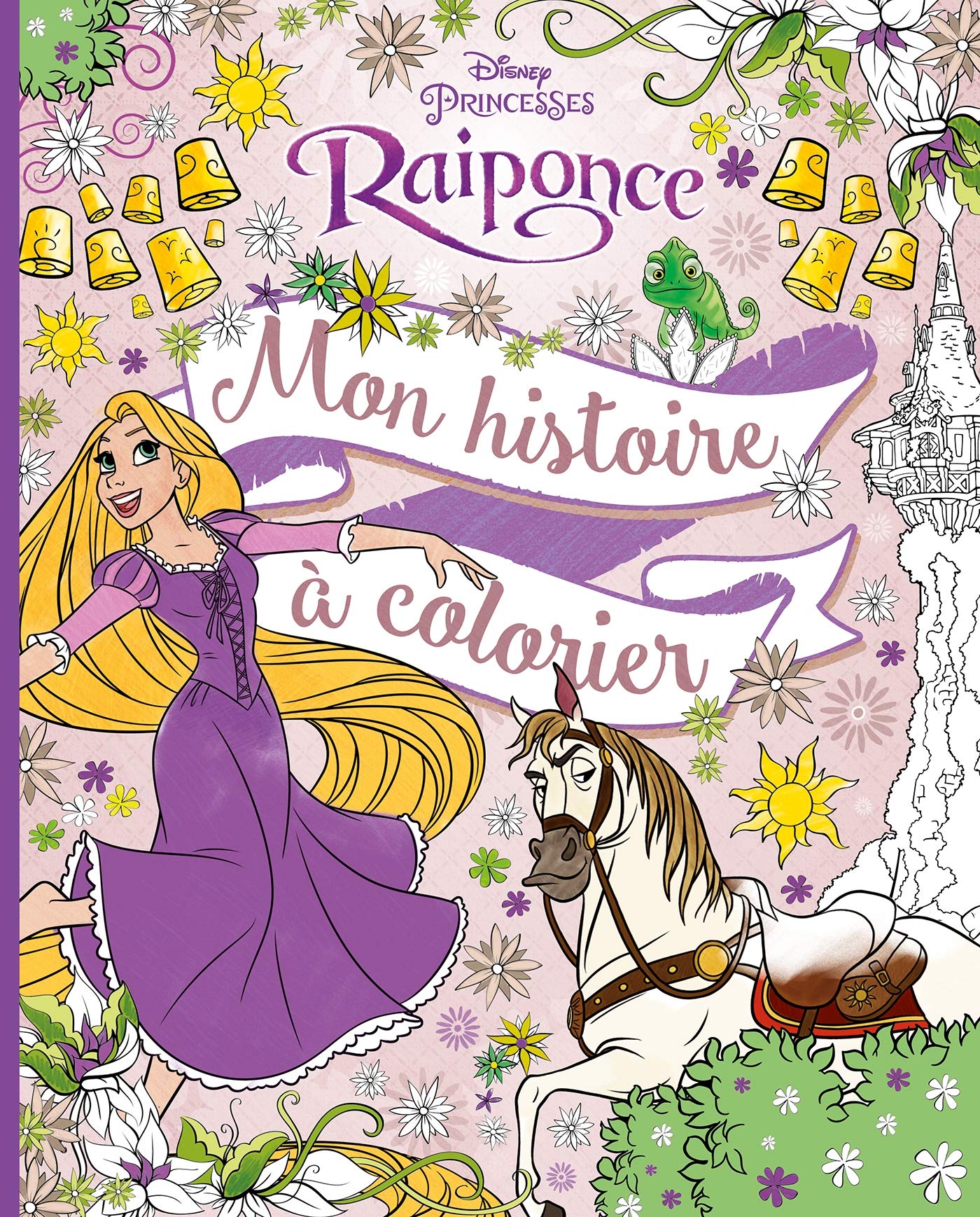 RAIPONCE - Mon Histoire à Colorier - Disney Princesses book