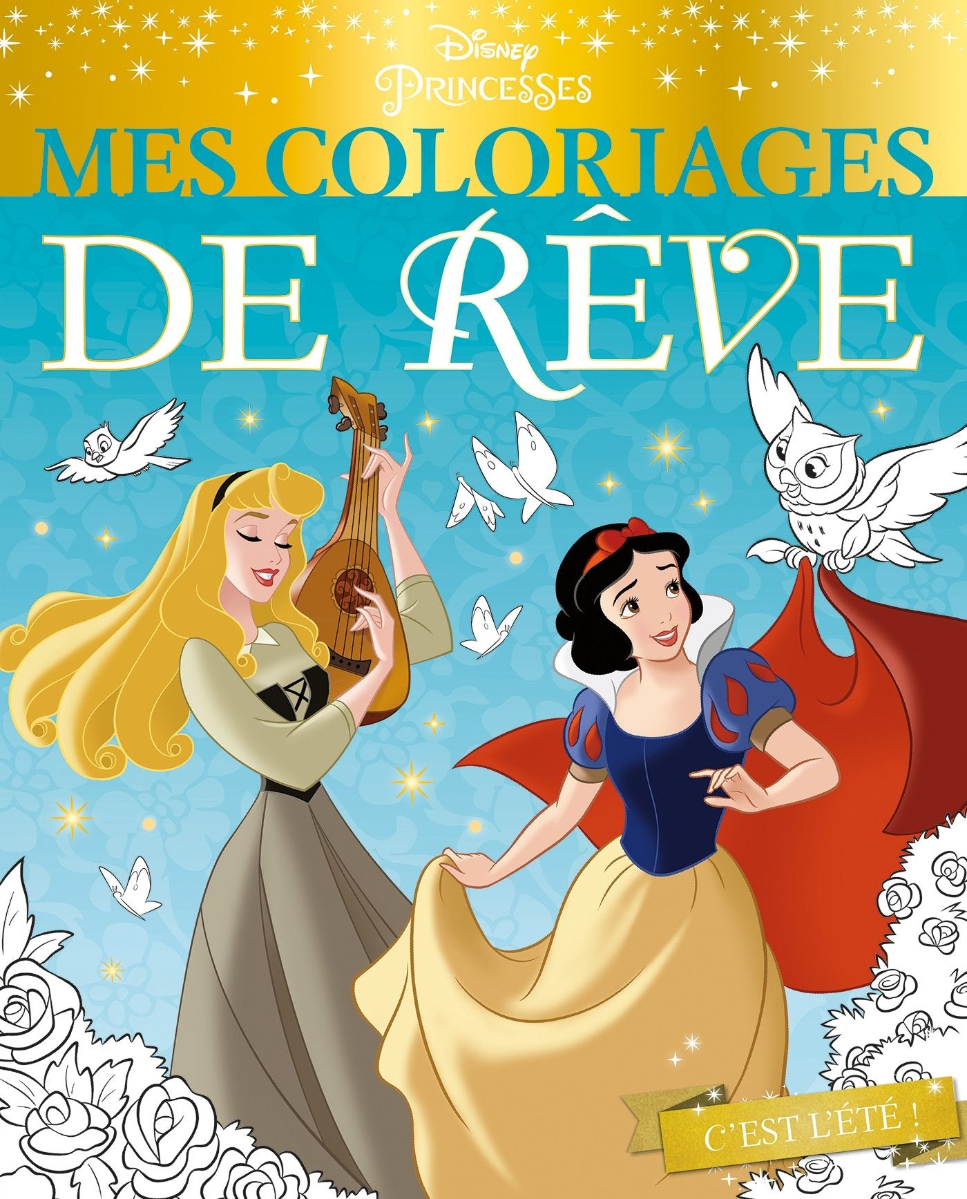 DISNEY PRINCESSES - Mes Coloriages de Rêve - C'est l'été !: . book