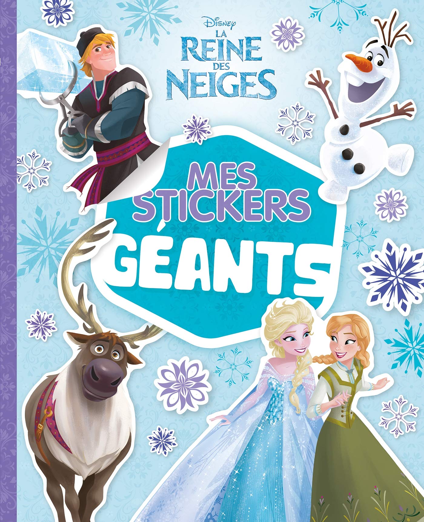 LA REINE DES NEIGES - Mes Stickers Géants - Disney book