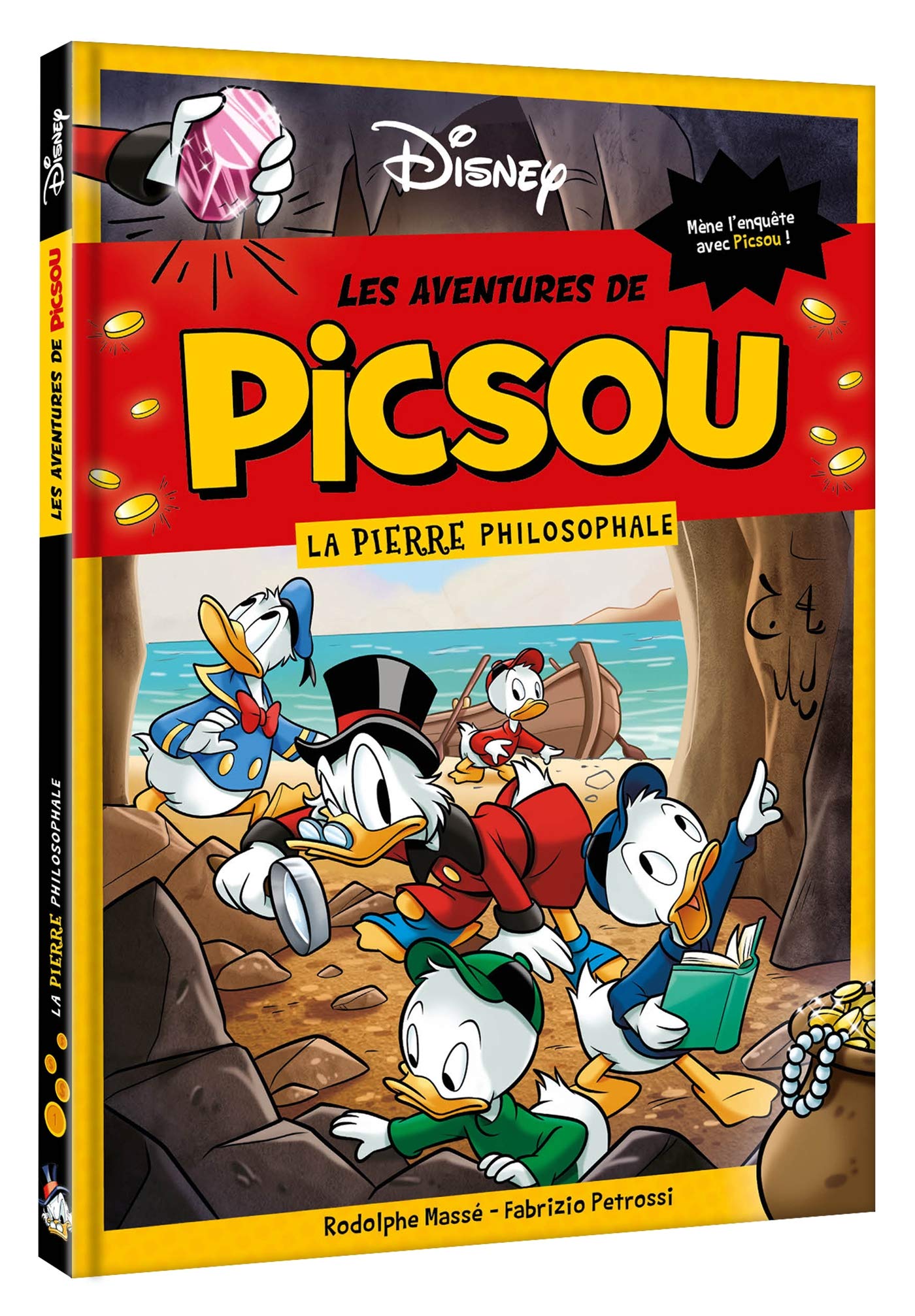 LES AVENTURES DE PICSOU - La pierre philosophale - Disney book